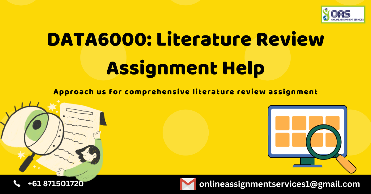 DATA6000 Literature Review Assignment Help