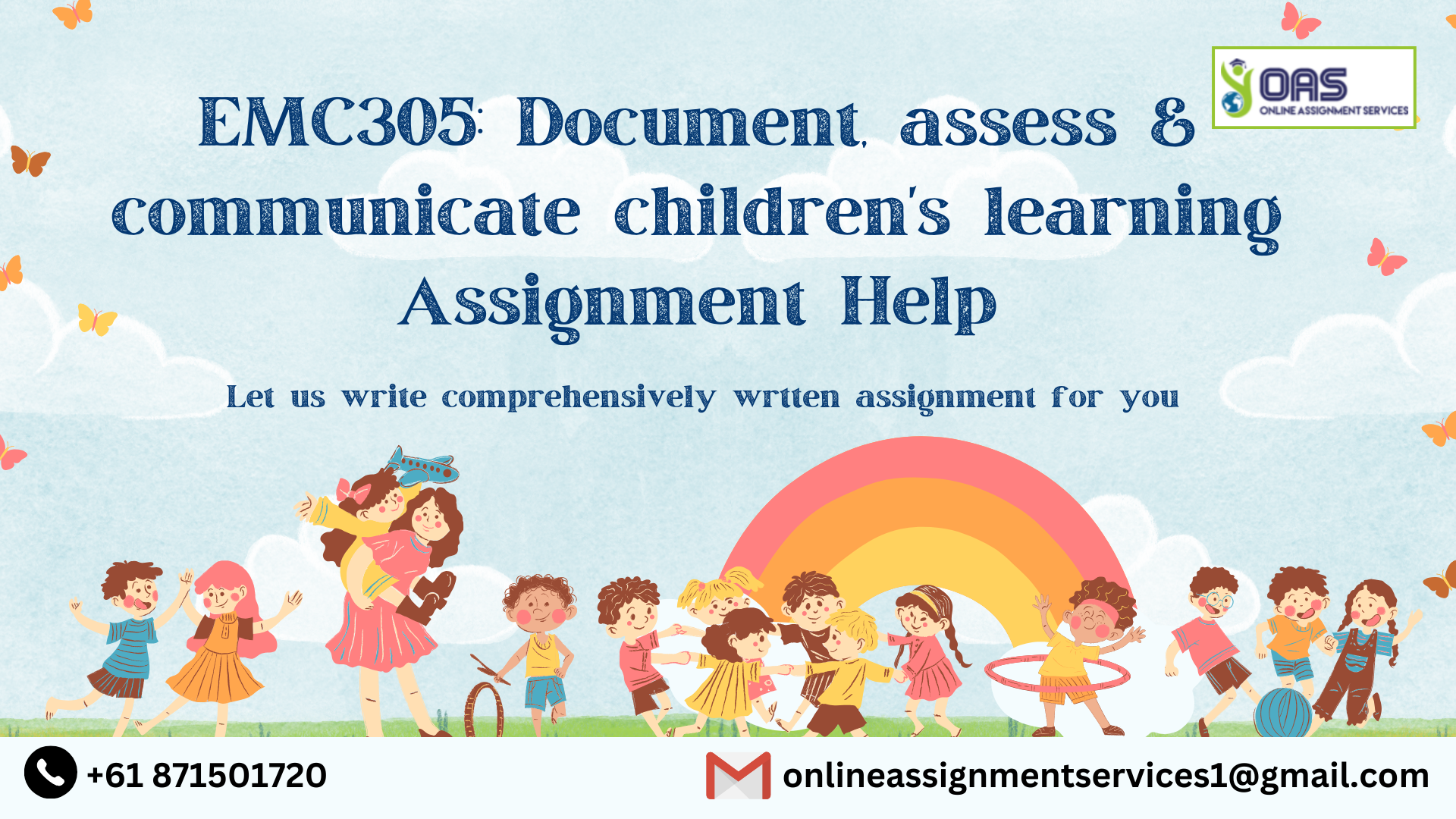 EMC305 Document, assess & communicate children's learning Assignment Help