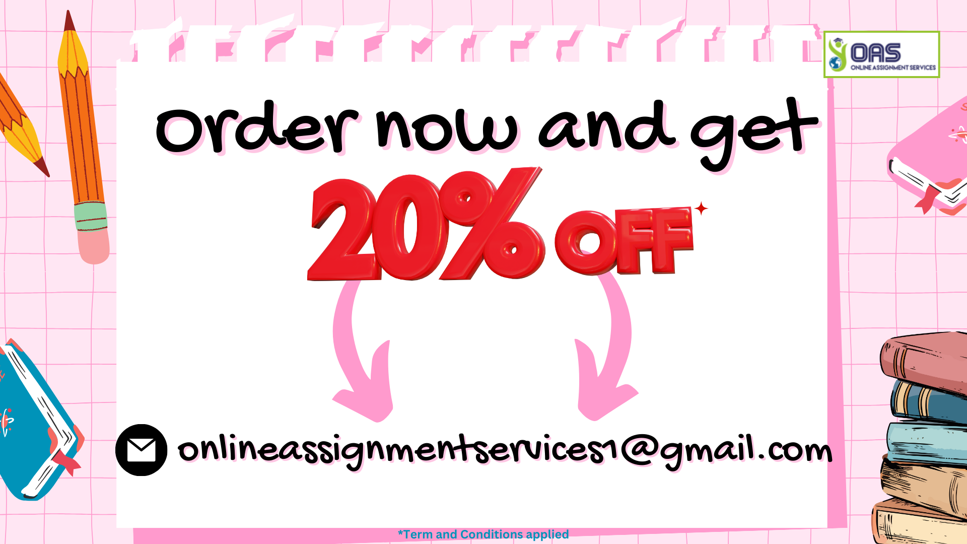 Order now and get 20 percent off for INT204