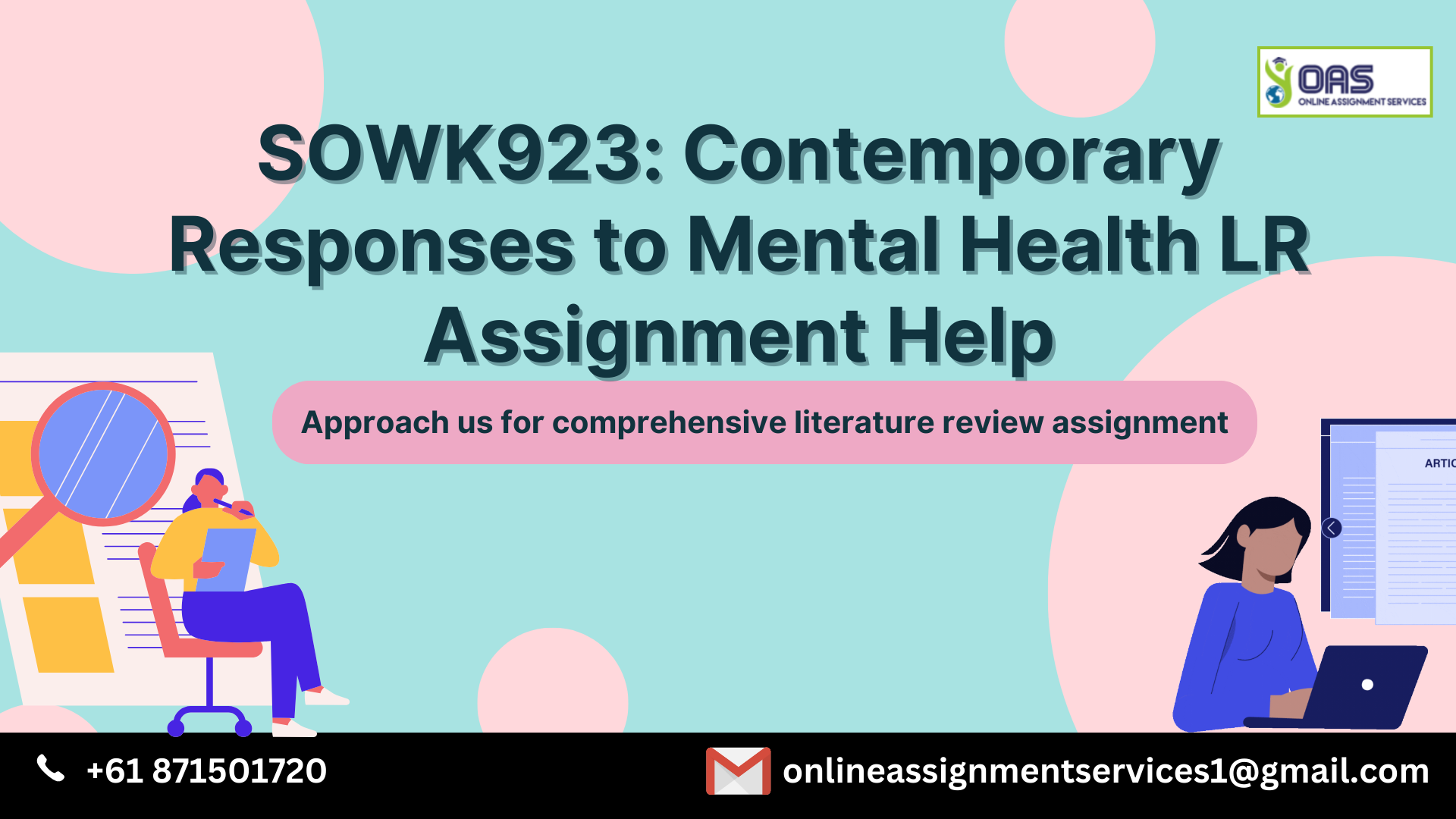 SOWK923 Contemporary Responses to Mental Health LR Assignment Help
