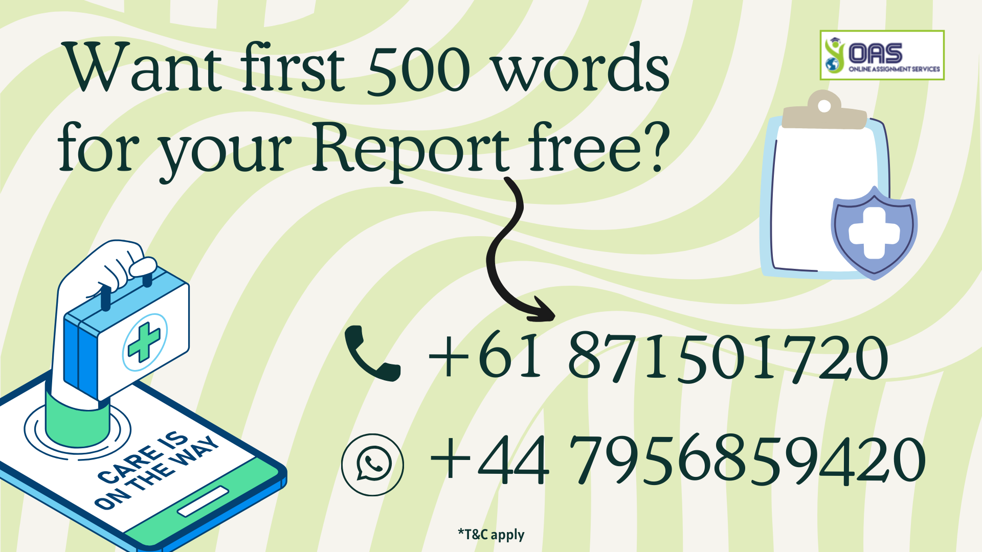 Want first 500 words for your Report free for HSH703