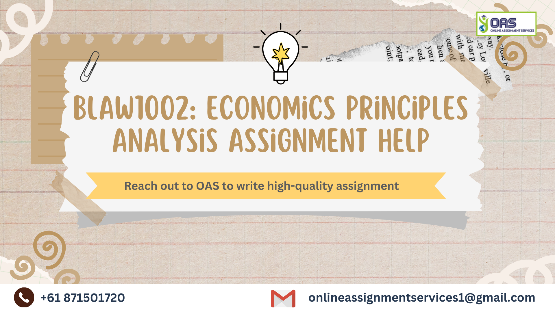 BLAW1002 Economics Principles Analysis Assignment Help