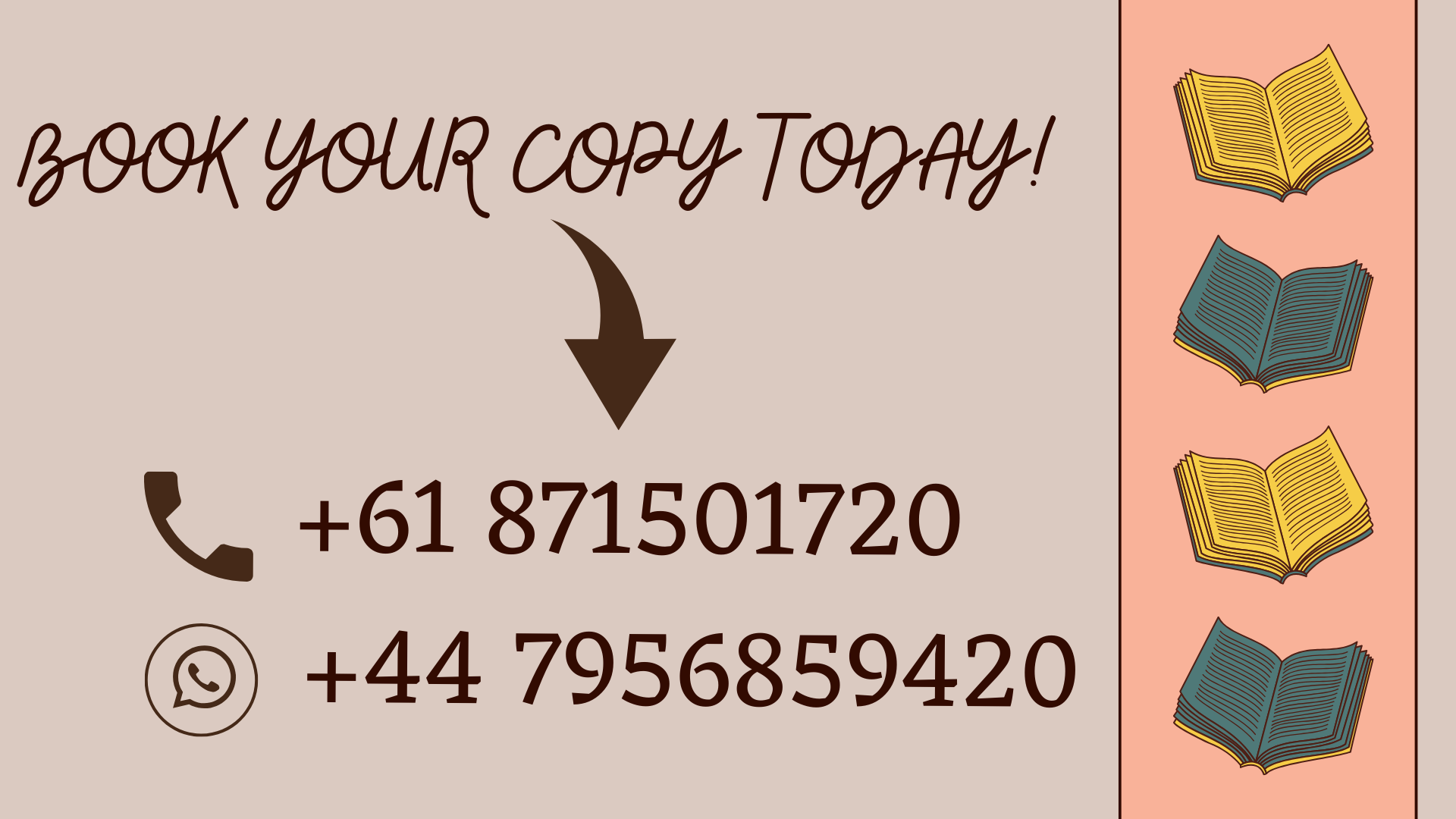 Book your Copy today for 10199