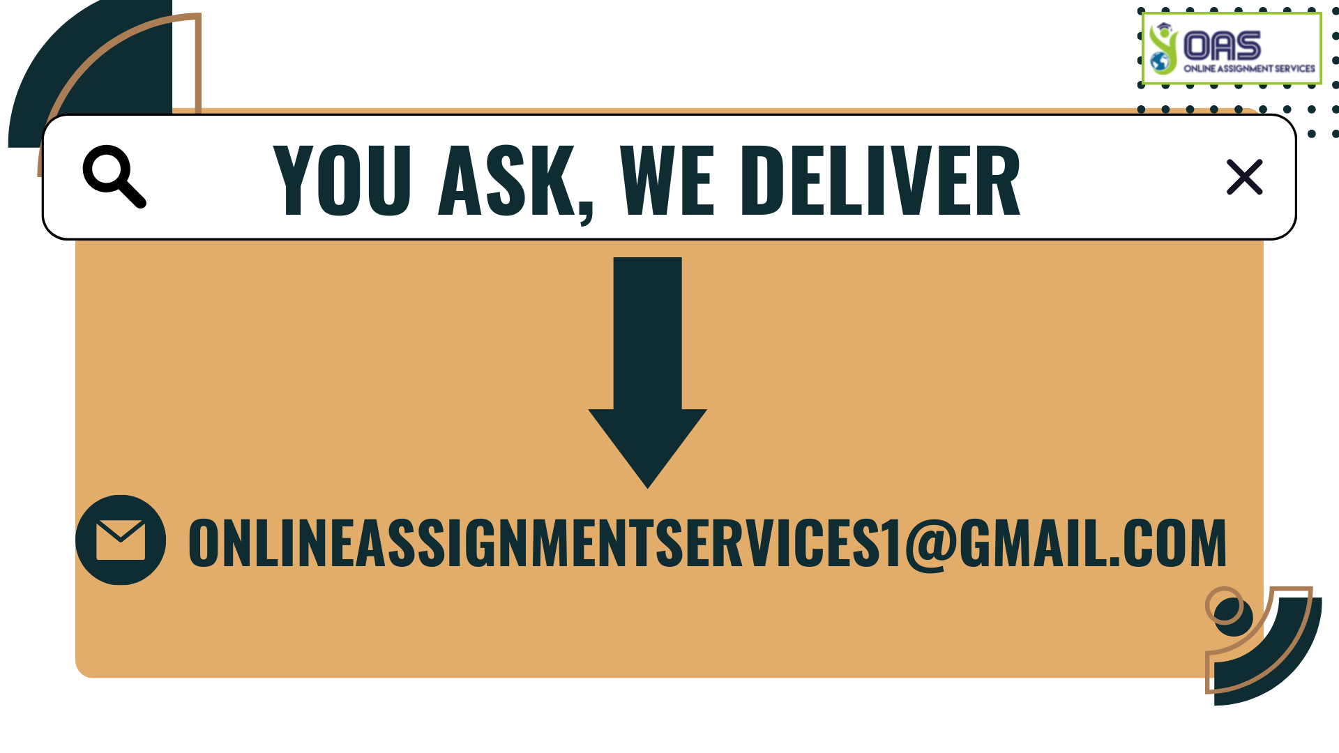 You ask, we deliver for CNA672