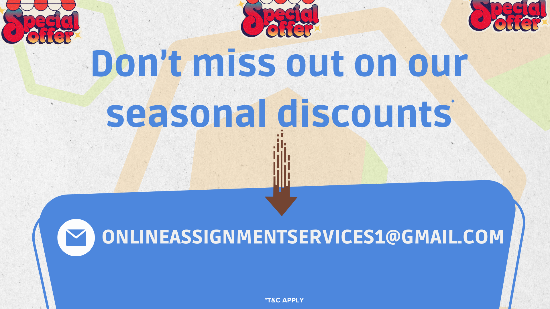 Don’t miss out on our seasonal discounts for HSSW511