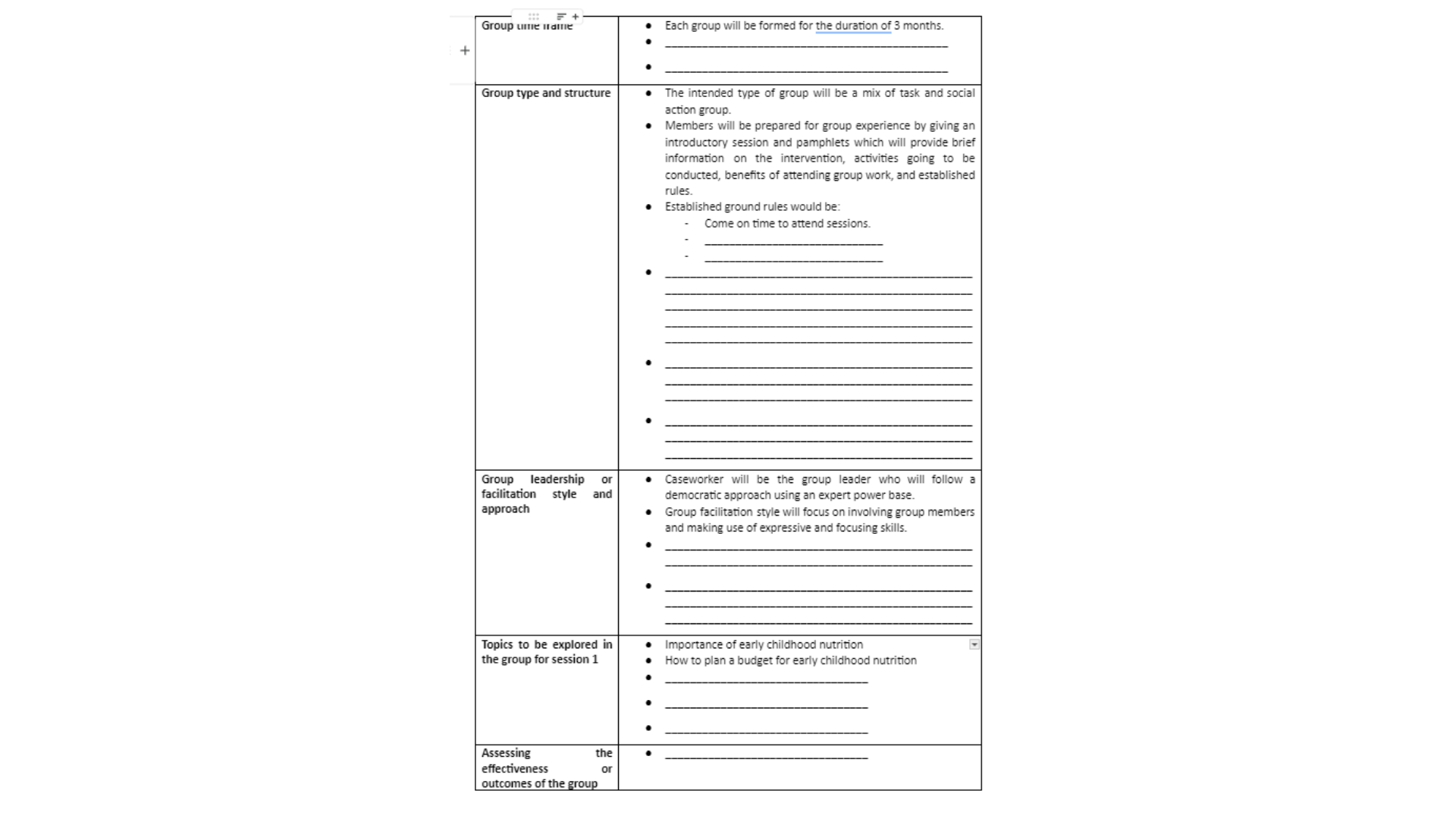 HSSW511 Plan Outline Part 3