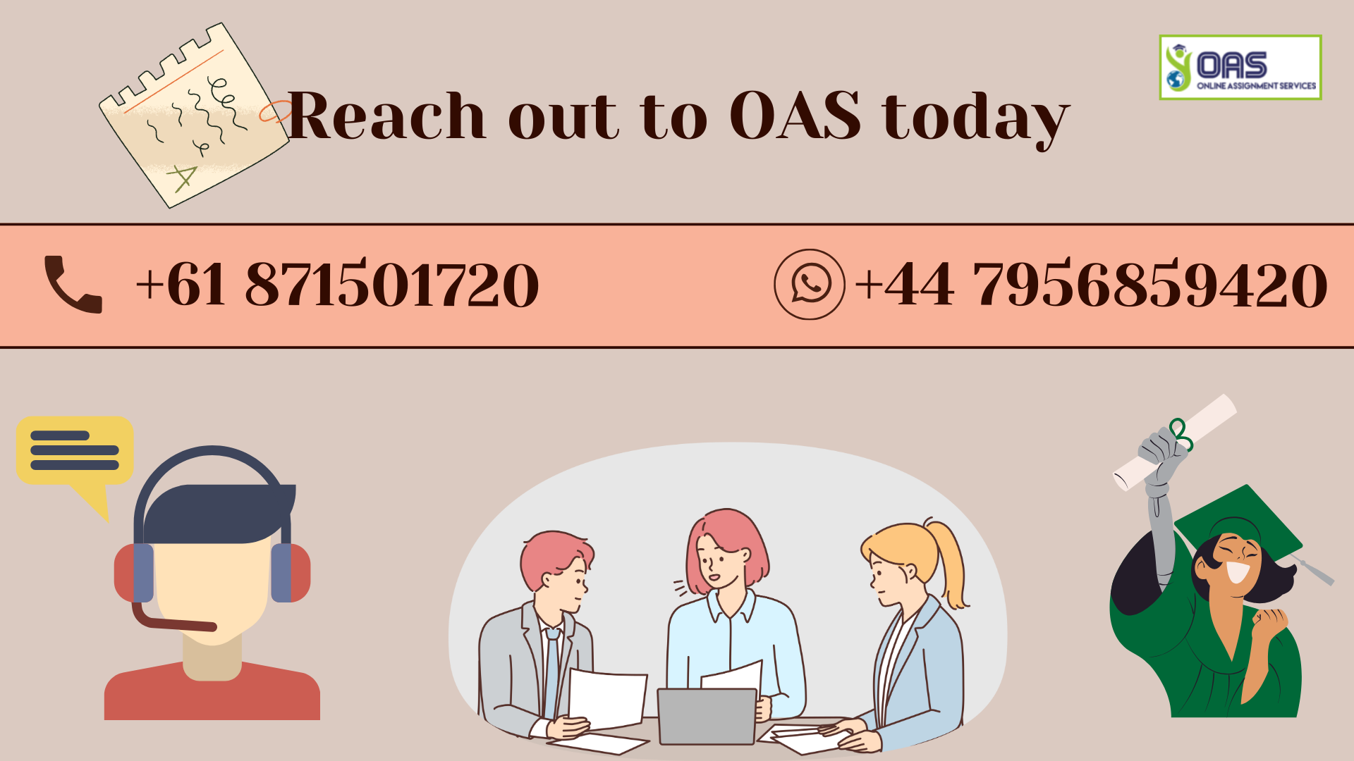 Reach out to OAS today for AHL701