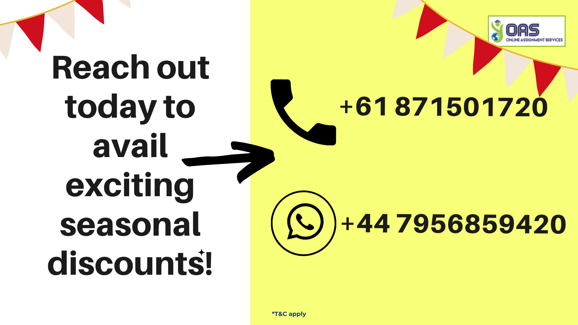 Reach out today to avail exciting seasonal discounts for ACCT6004