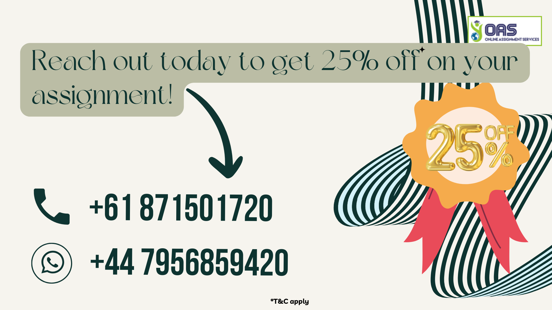 Reach out today to get 25 percent off for AEB2802