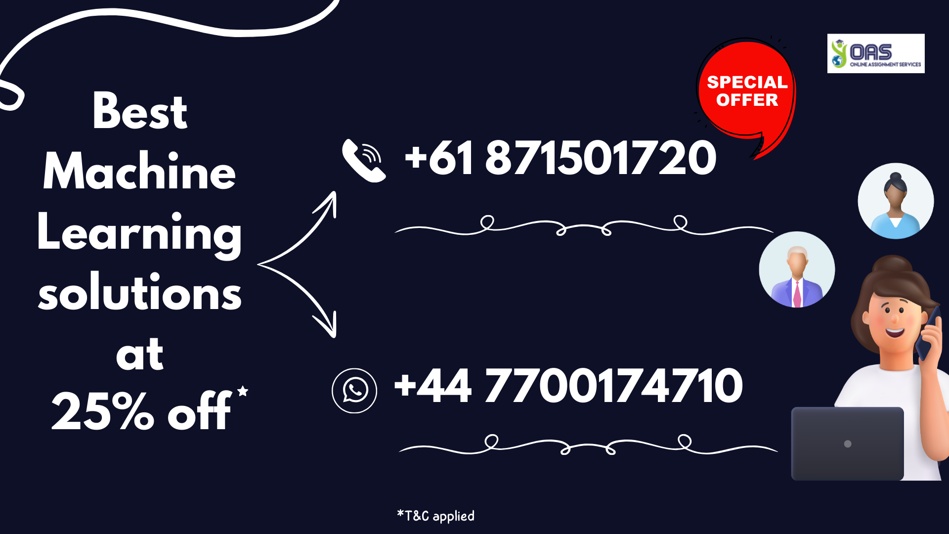 Best Machine Learning solutions at 25 percent off for MAT3120