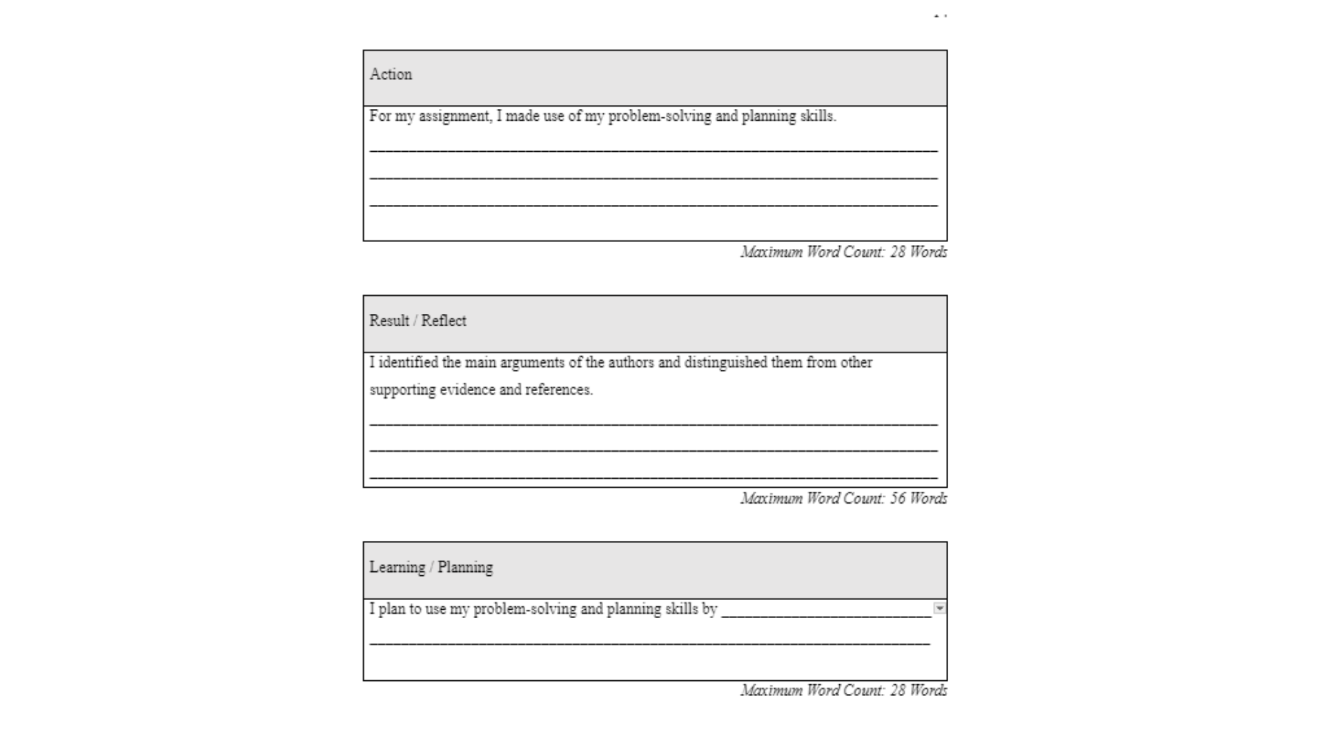 CCJ101 Reflection 2 for Problem Solving and Planning