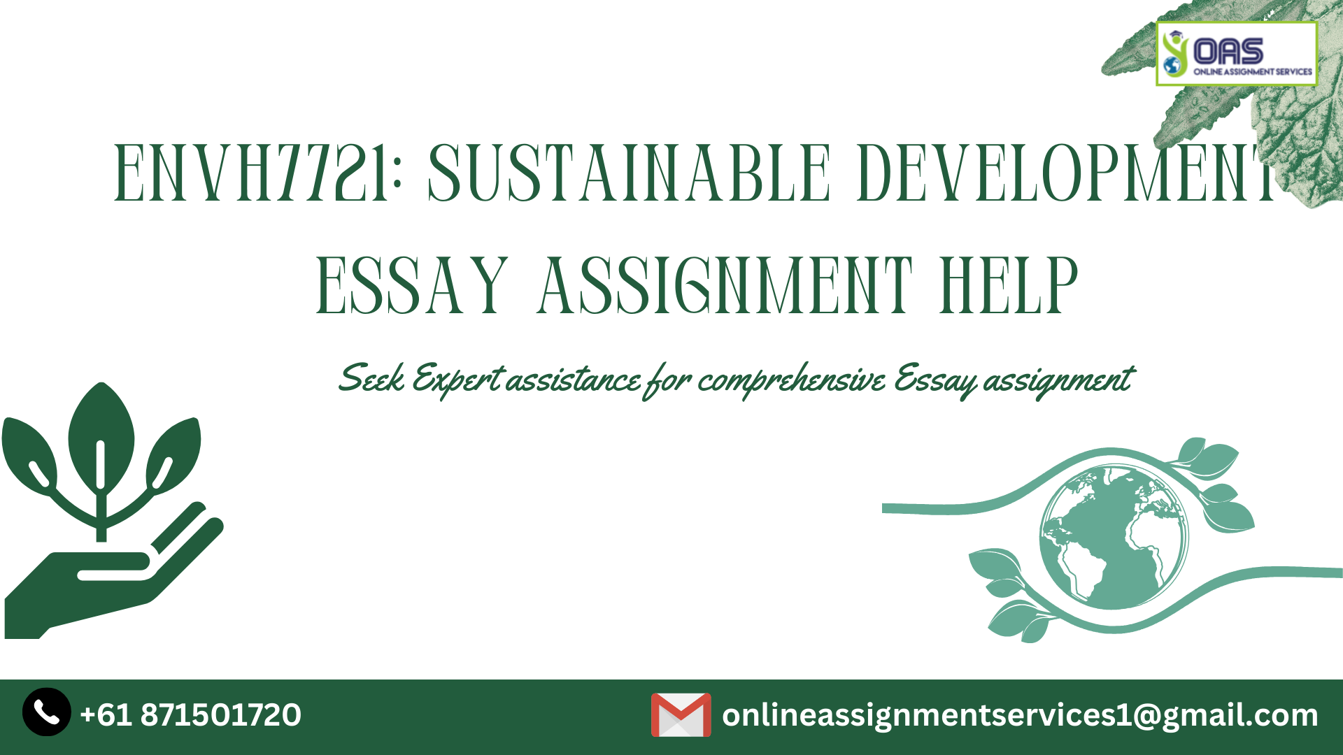 ENVH7721 Sustainable Development Essay Assignment Help