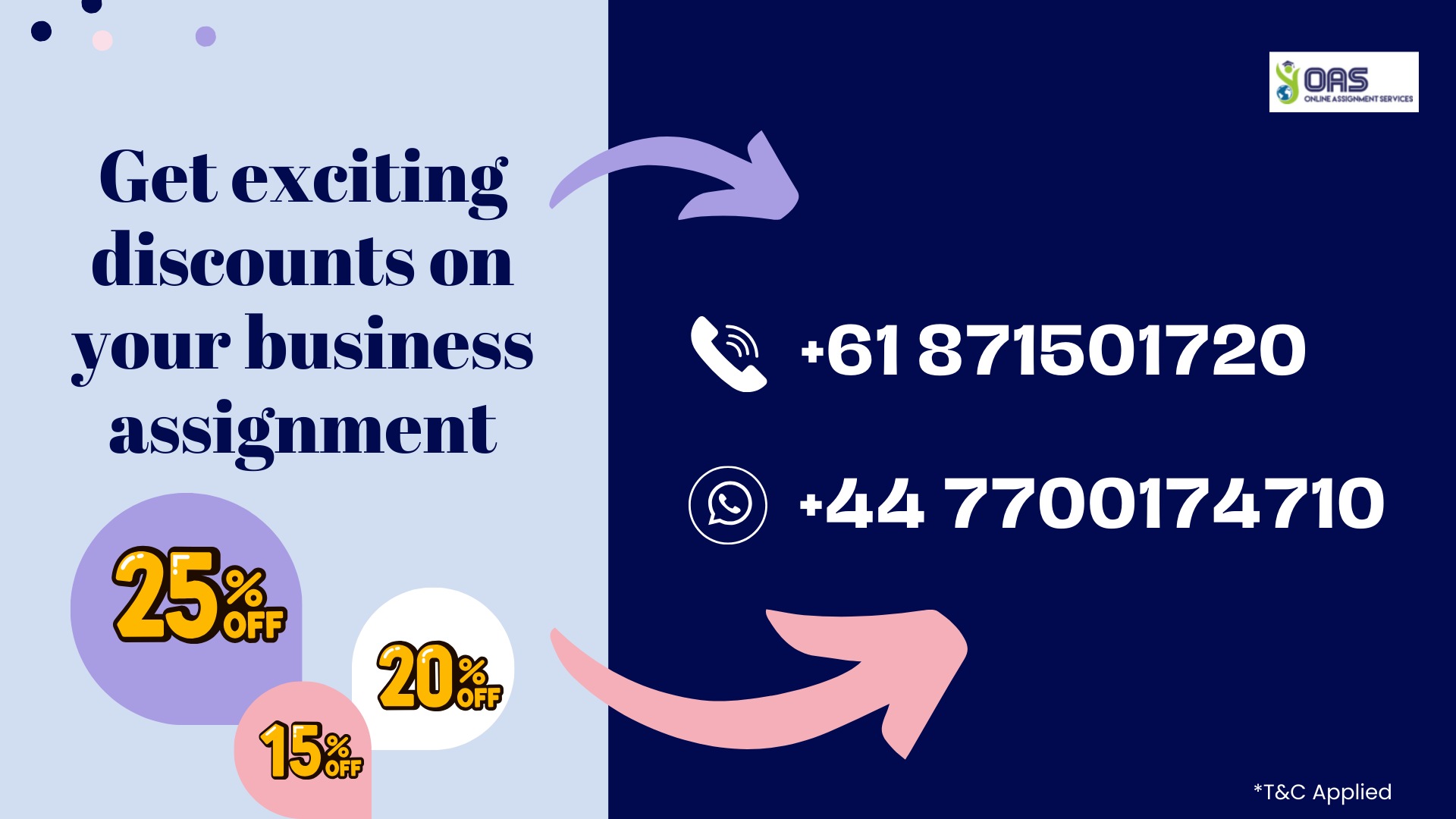 Get exciting discounts on your business assignment for BUSN8010