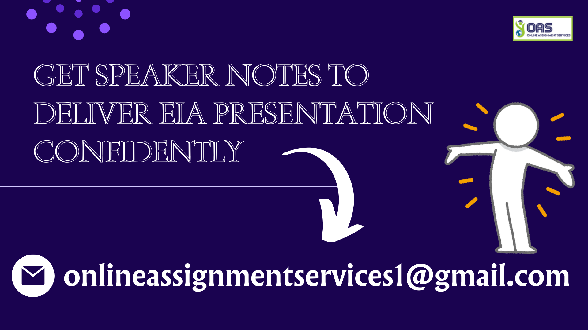 Get speaker notes to deliver EIA presentation confidently for SCI5250
