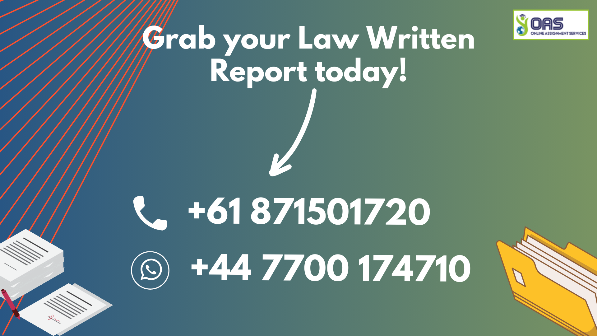 Grab your Law Written Report today for IML4004