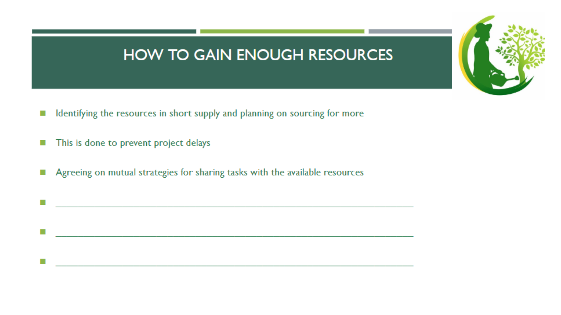 INT102 Slide 10 How to gain enough resources