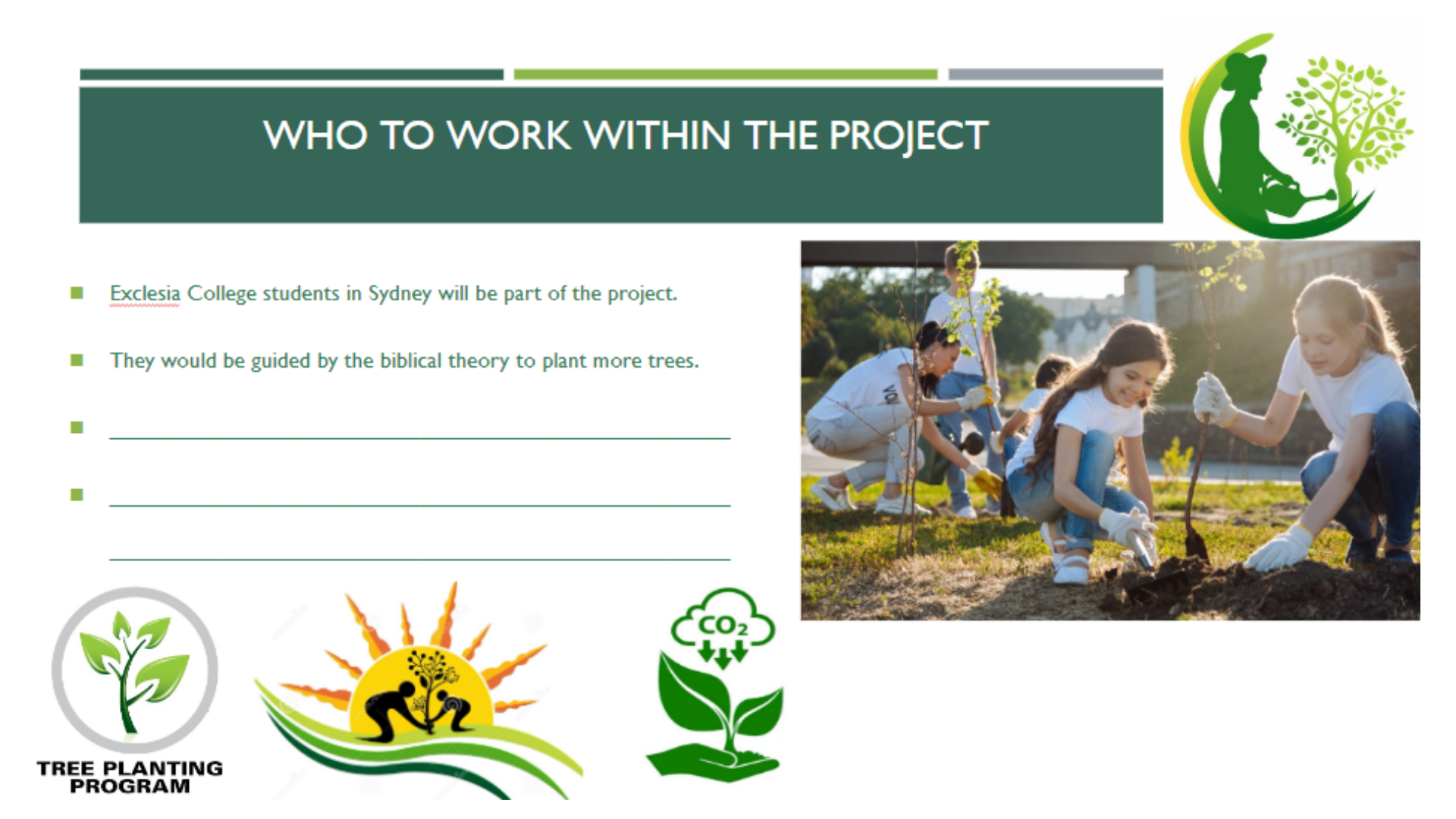 INT102 Slide 4 Who to work within the Project