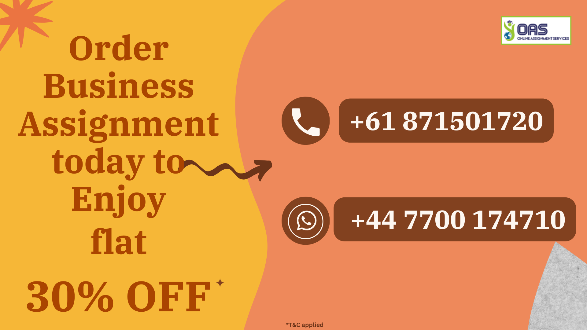 Order Business Assignment today to Enjoy flat 30 percent off for MBA643