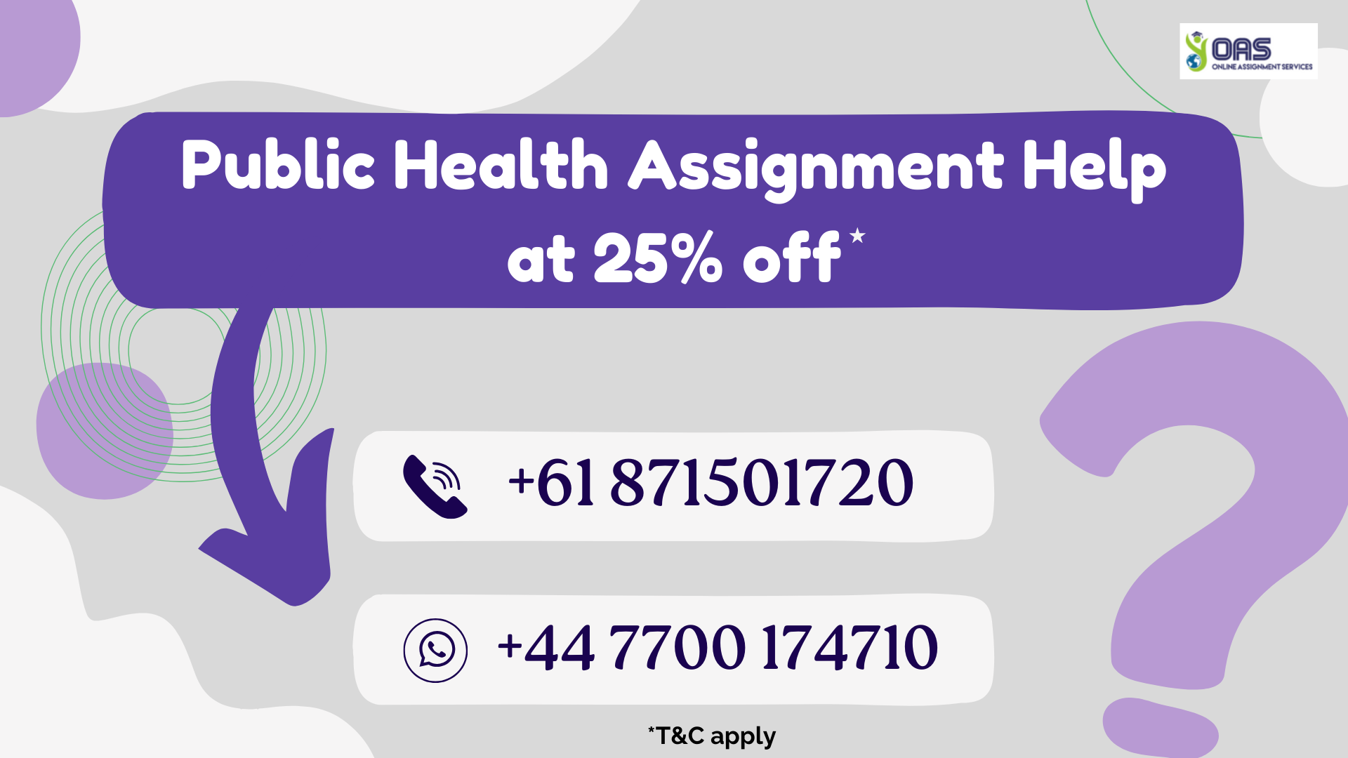 Public Health Assignment Help at 25 percent off for ENVH9721