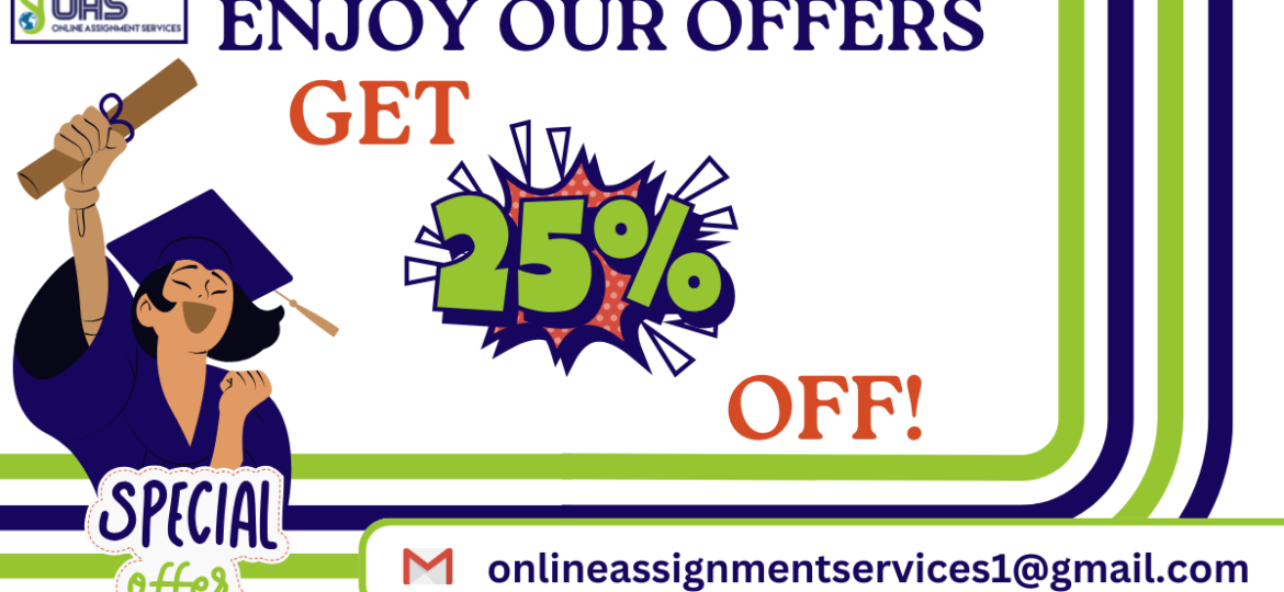 Enjoy our offers like 25% off when you book your assignment with OAS.