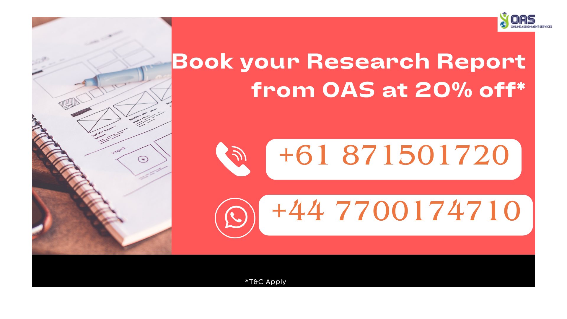 Book your Research Report from OAS at 20 percent off for DATA6000