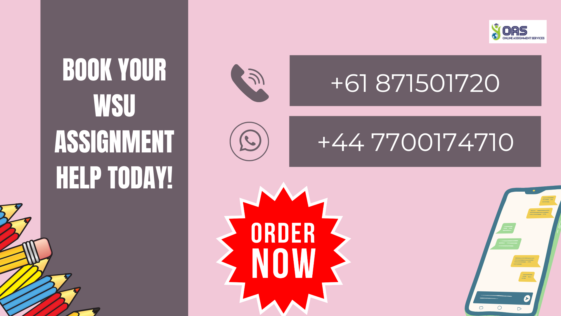 Book your WSU Assignment Help today for WELF7024