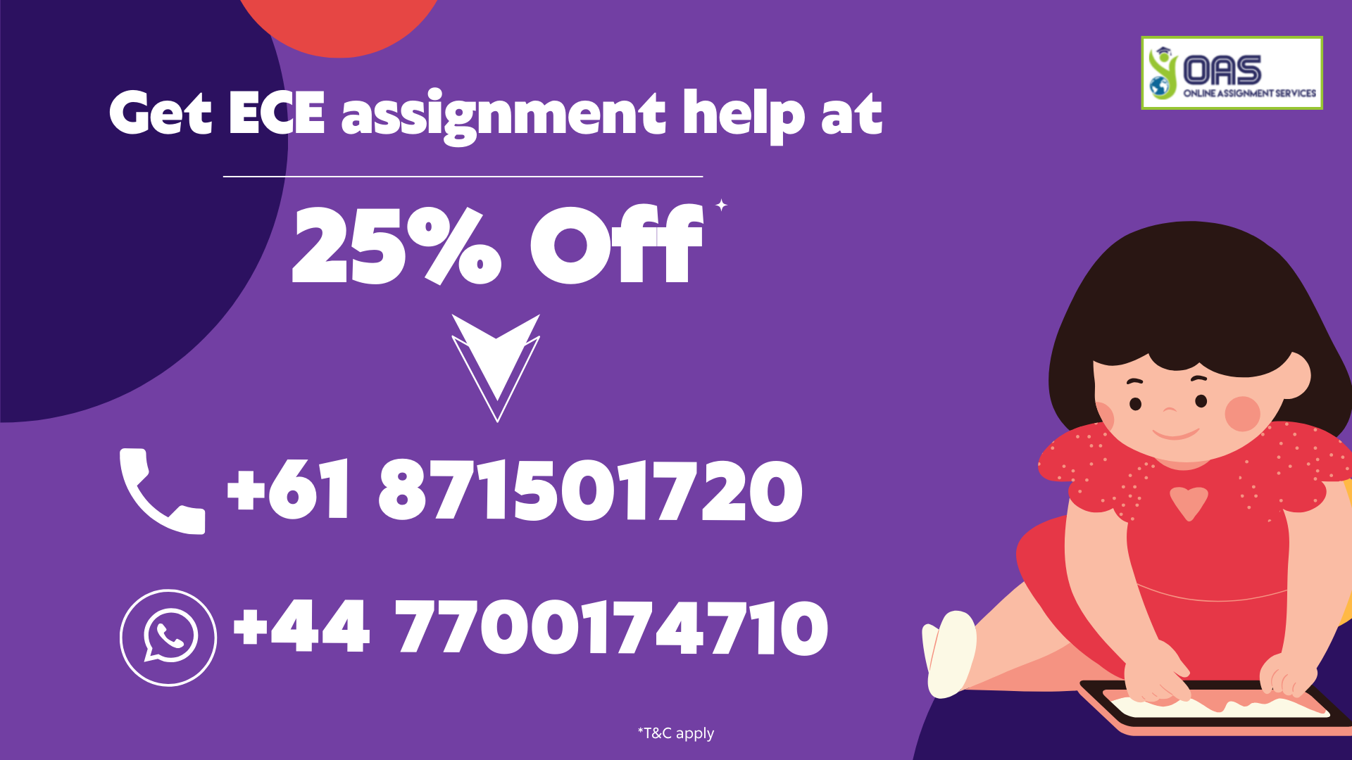 Get ECE assignment help at 25 percent off for EEP422