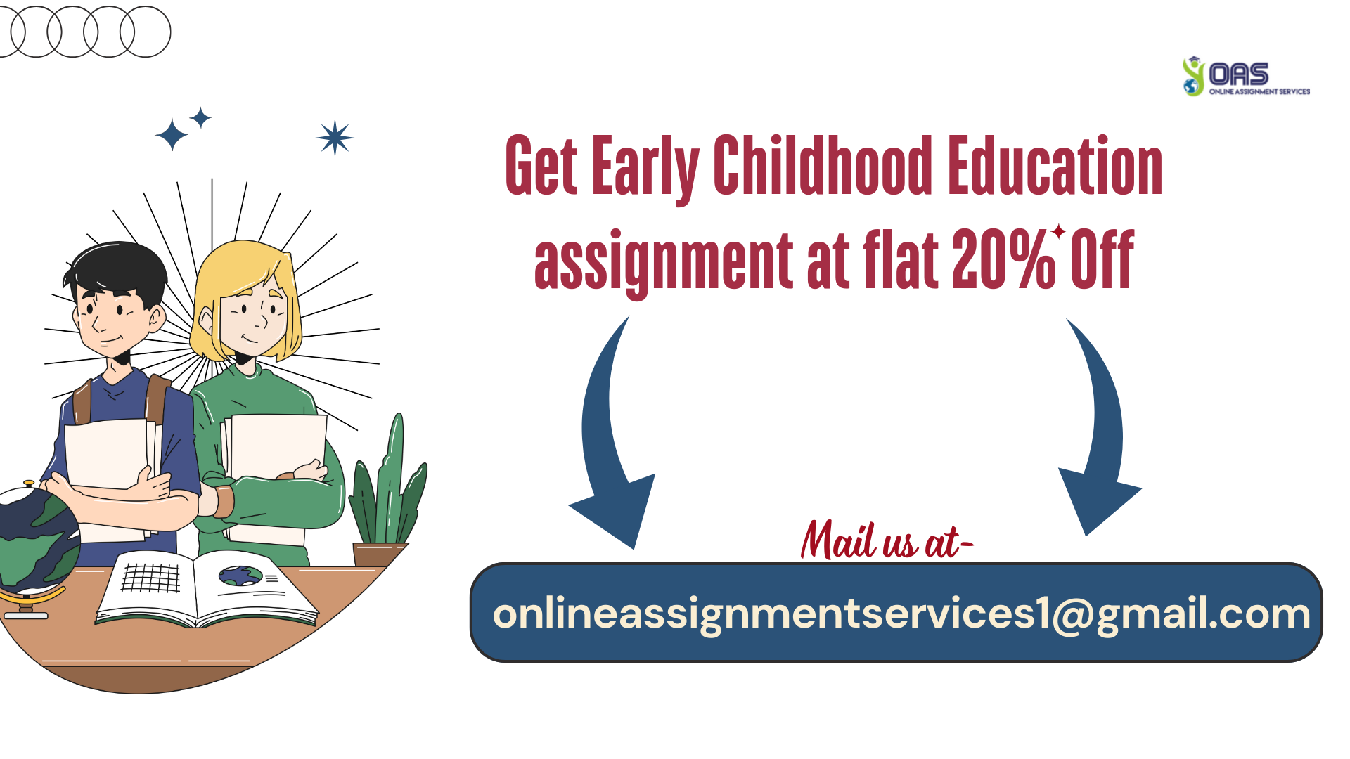 Get Early Childhood Education assignment at flat 20 percent off for EDEC110