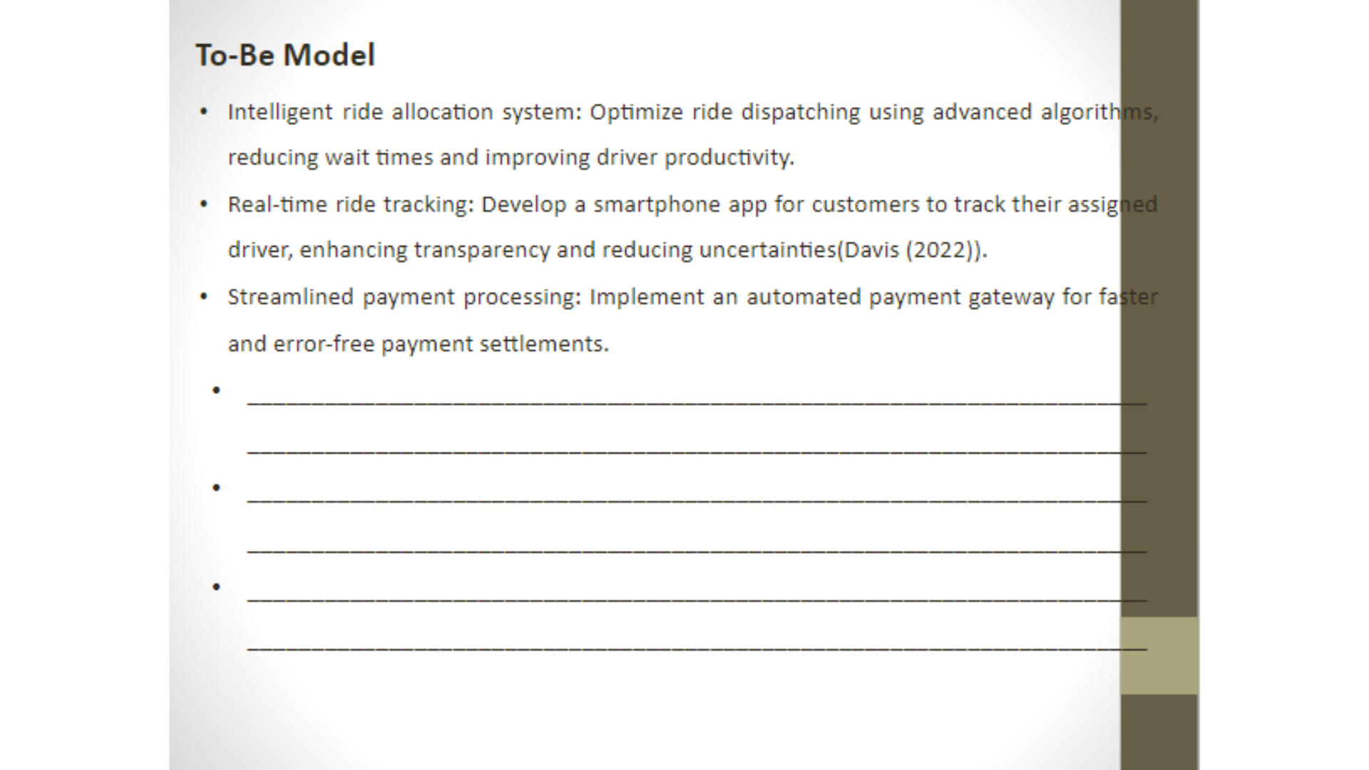 MBIS4008 To-Be Model