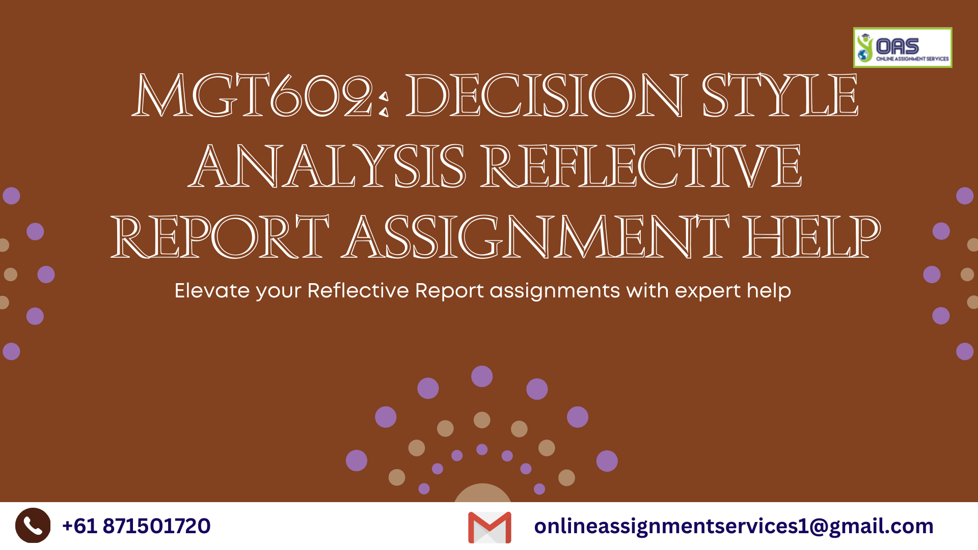 MGT602 Decision Style Analysis Reflective Report Assignment Help