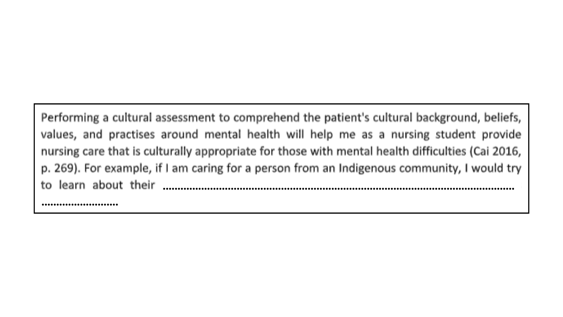 Nursing Reflection number 1, question 2 solution.