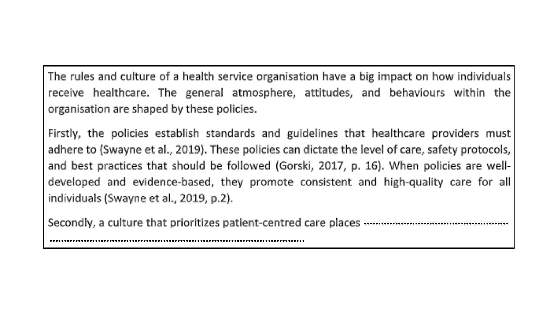 Nursing Reflection number 3, question 2 solution.