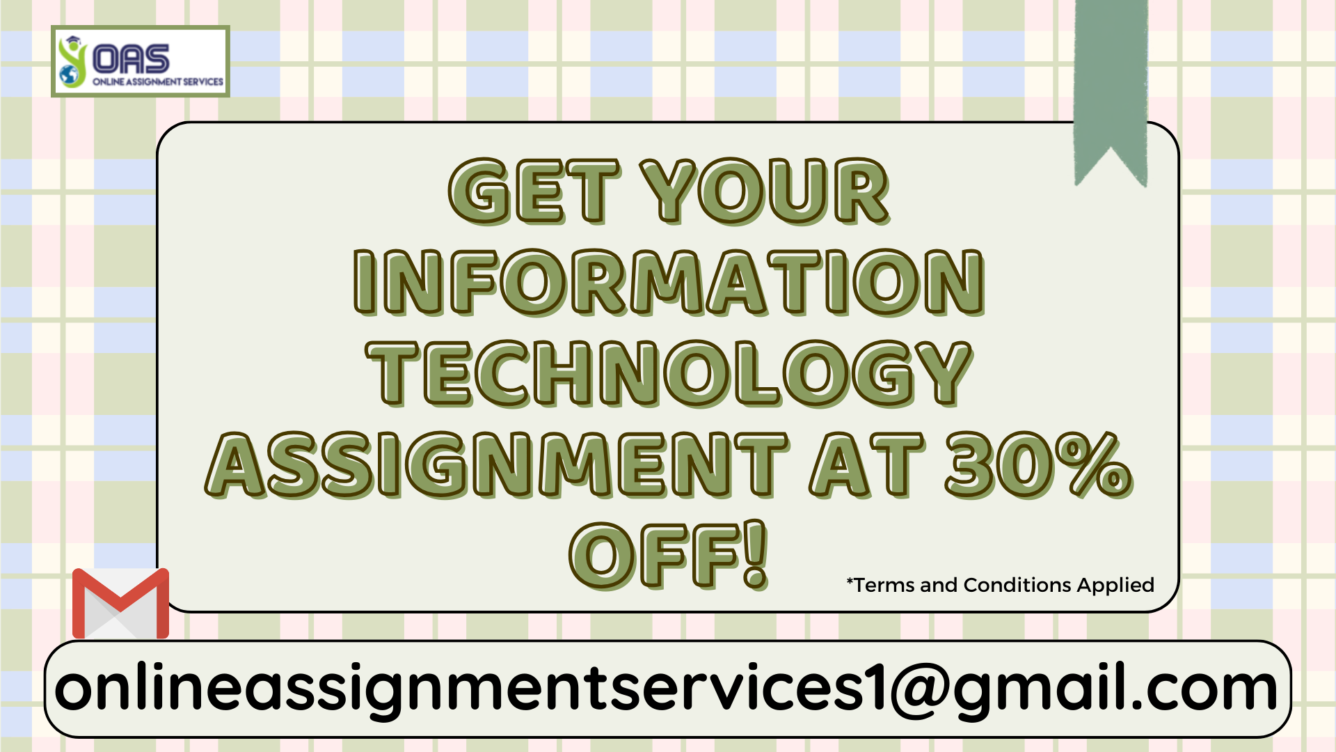 Get information Technology assignment at 30% off!