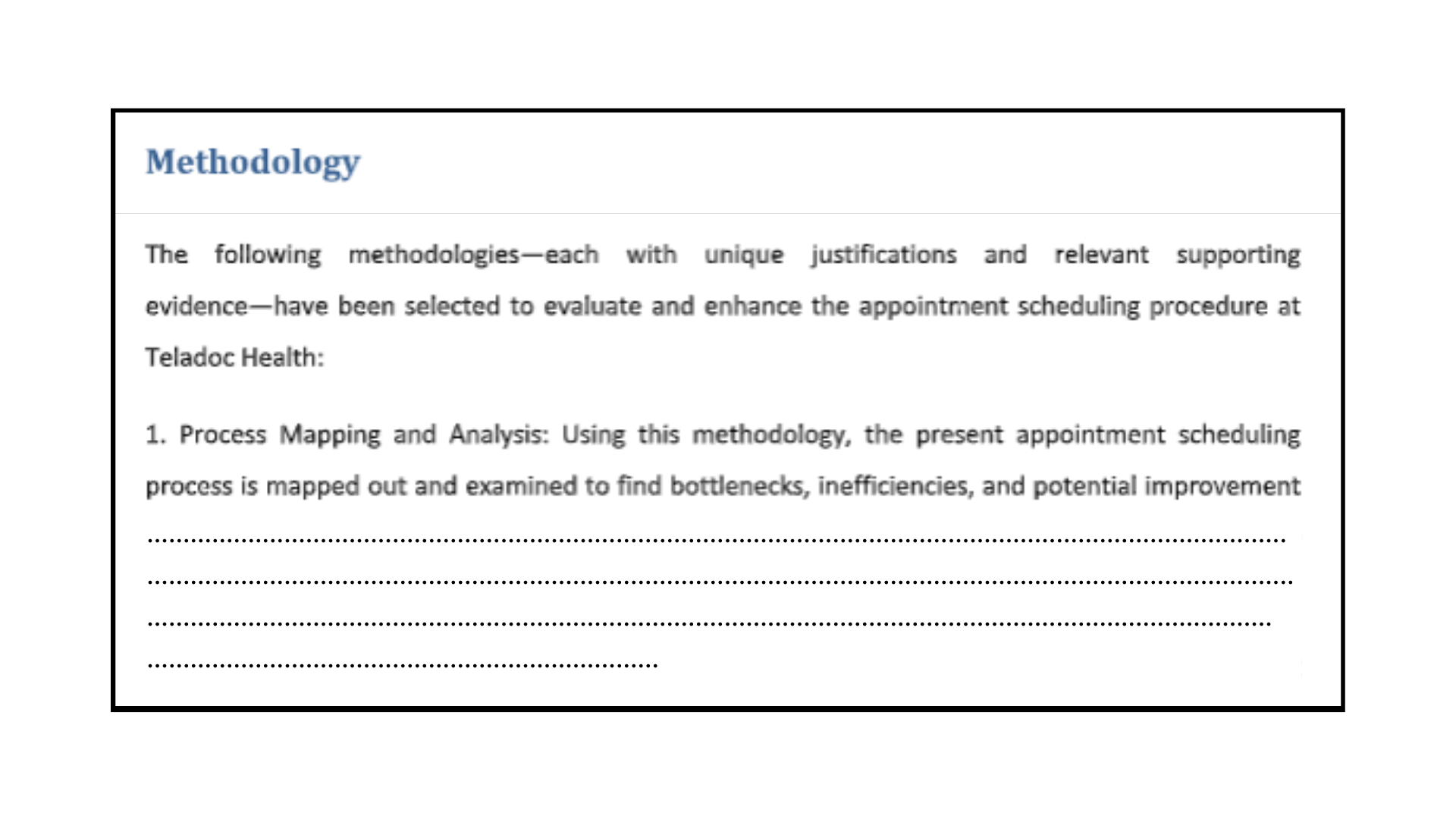 Methodology