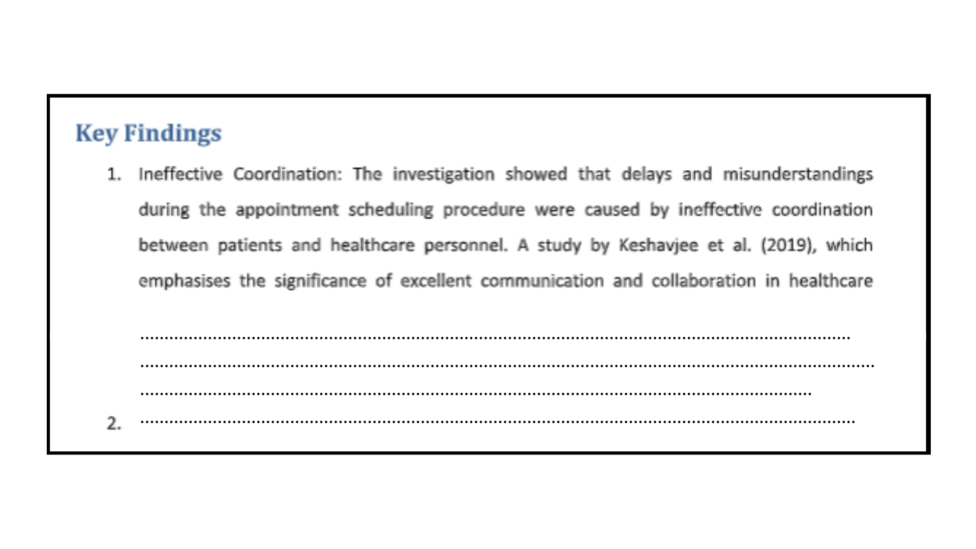 Key Findings.