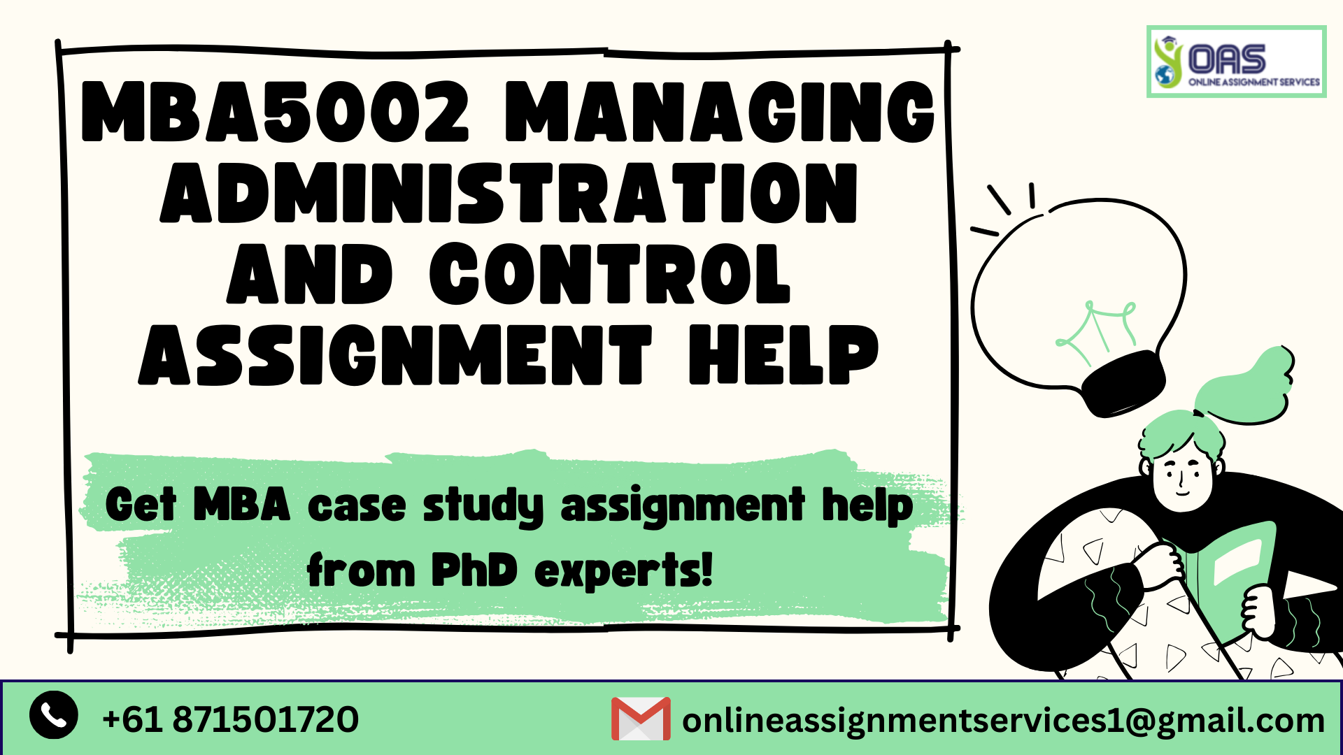 Buy MBA5002 Managing Administration and Control case study assignment help in Australia.