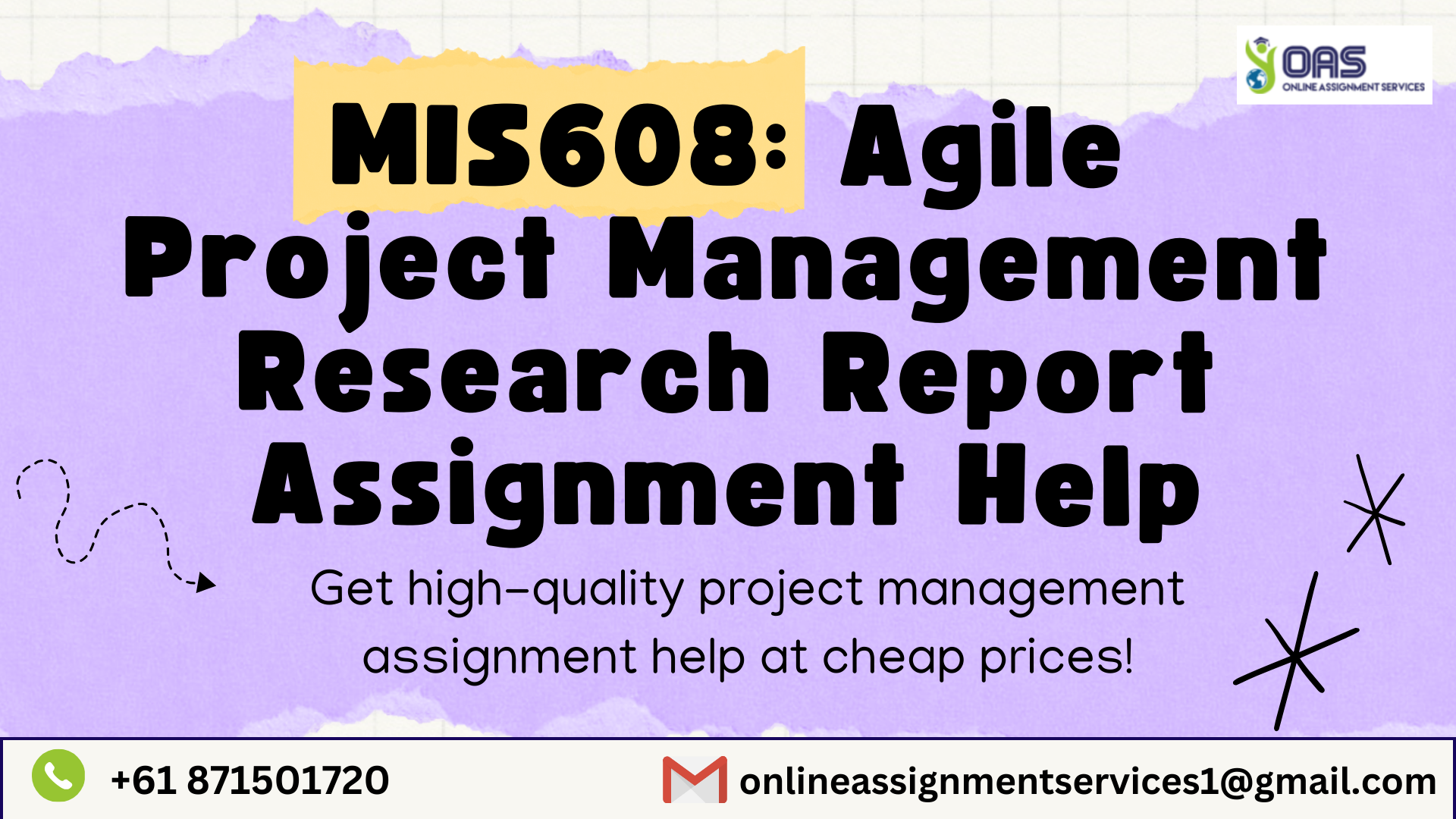 Get MIS608 Agile Project Management Research report assignment help with OAS.