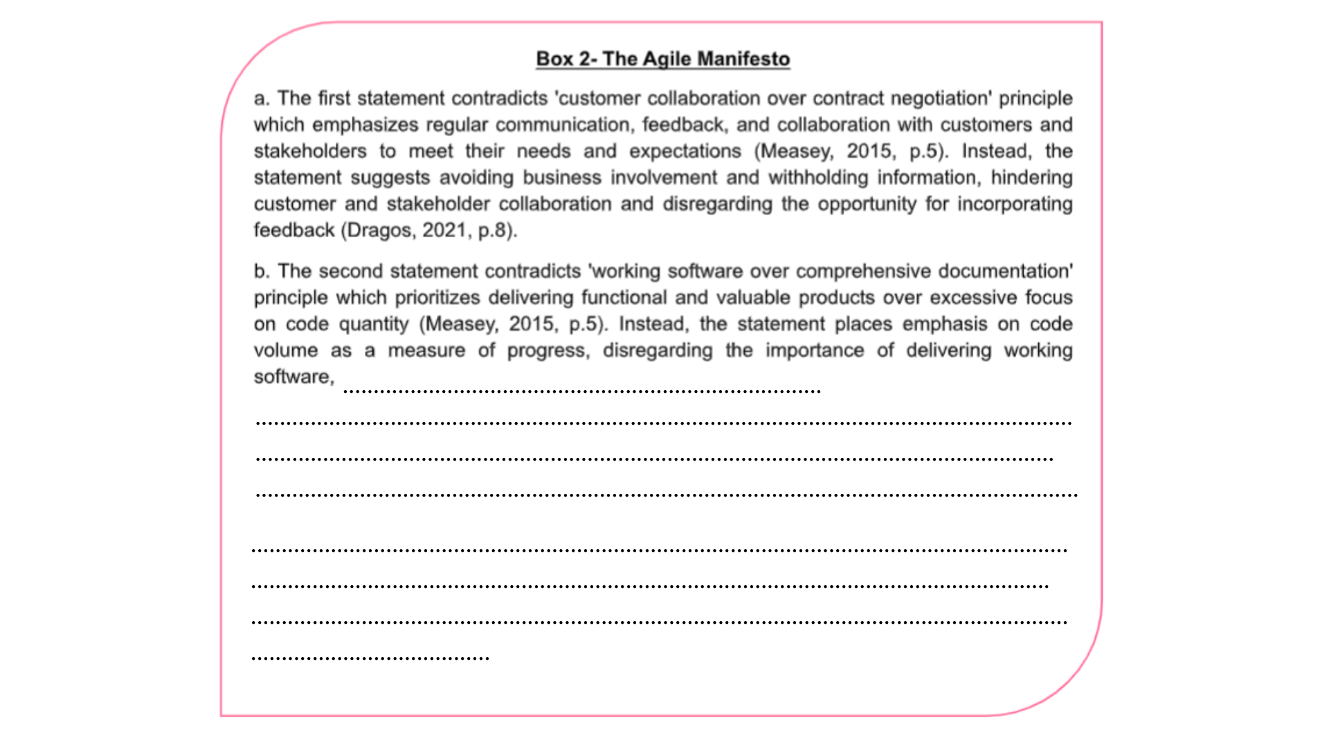 Box2 - The Agile Manifesto