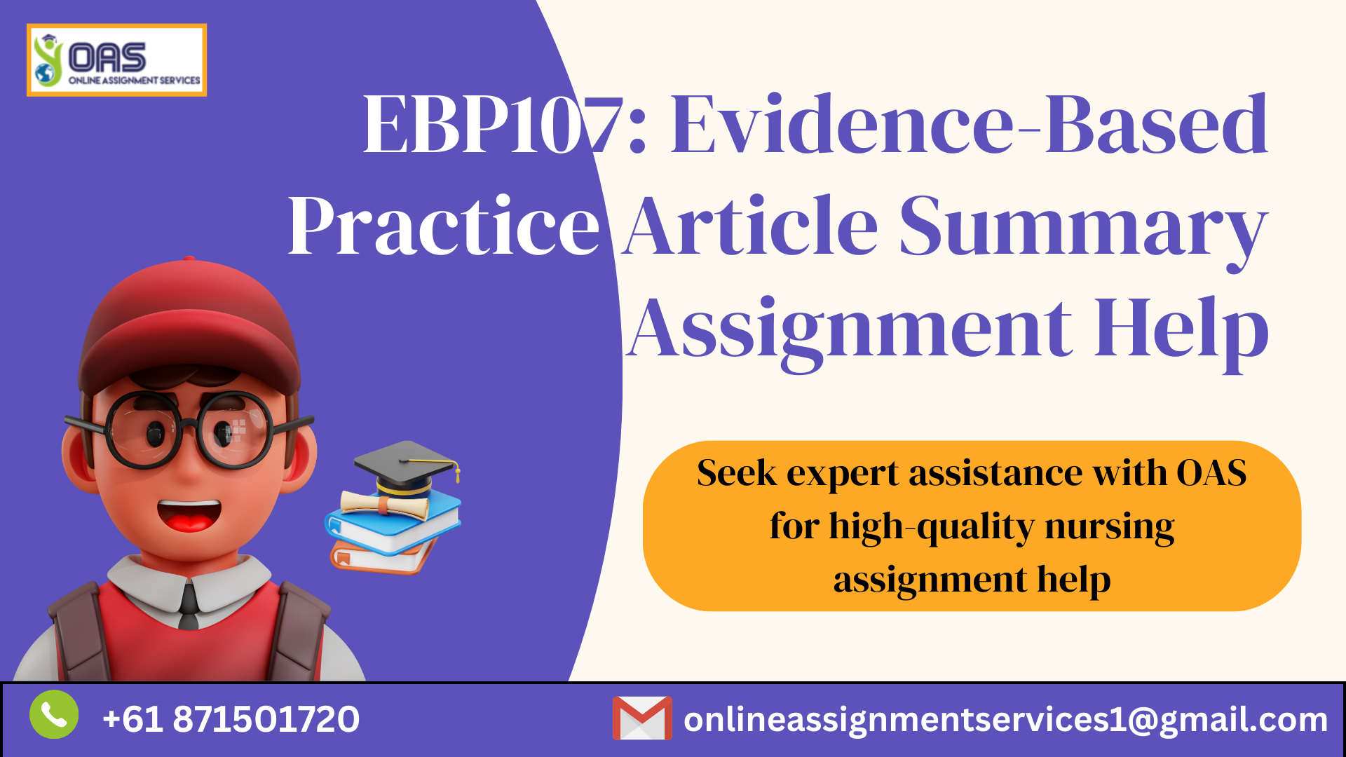 Buy EBP107 Evidence-Based Practice article summary assignment help in Australia with OAS.