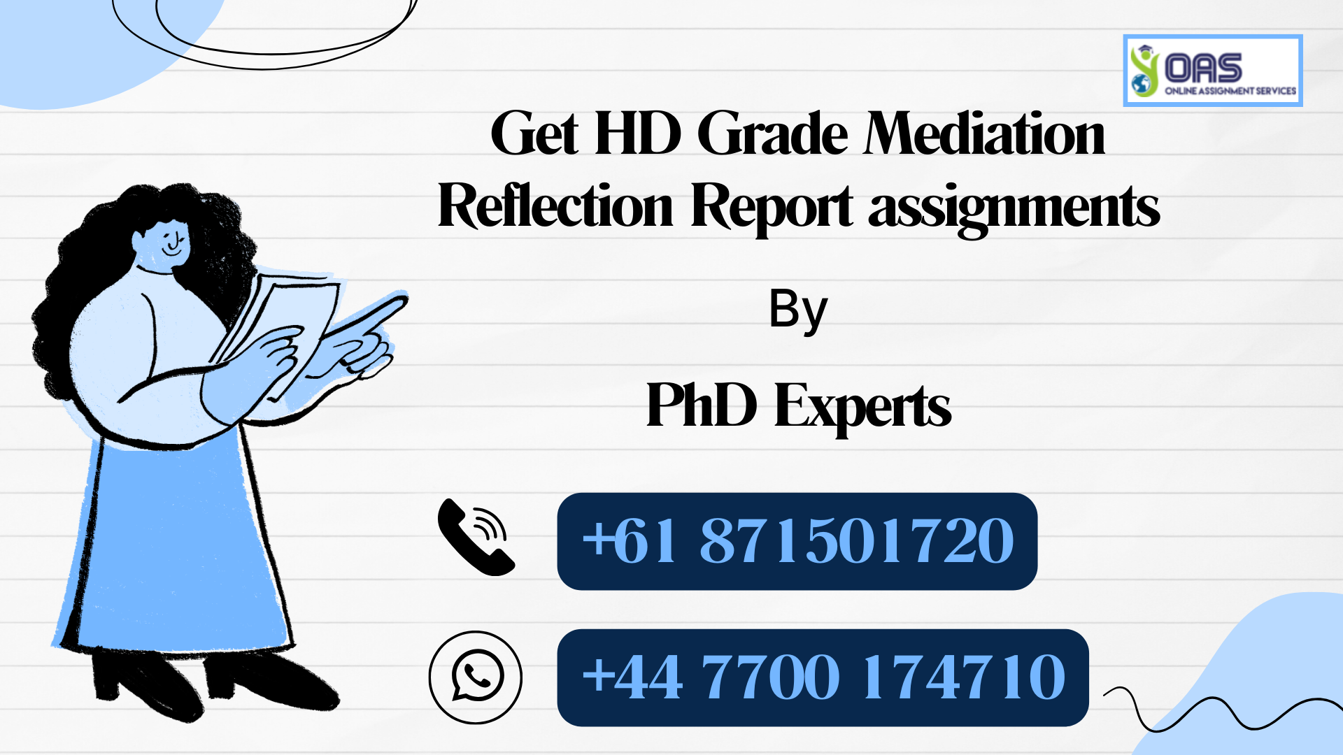 Get HD grade Mediation Reflection report assignment help in Australia with OAS.