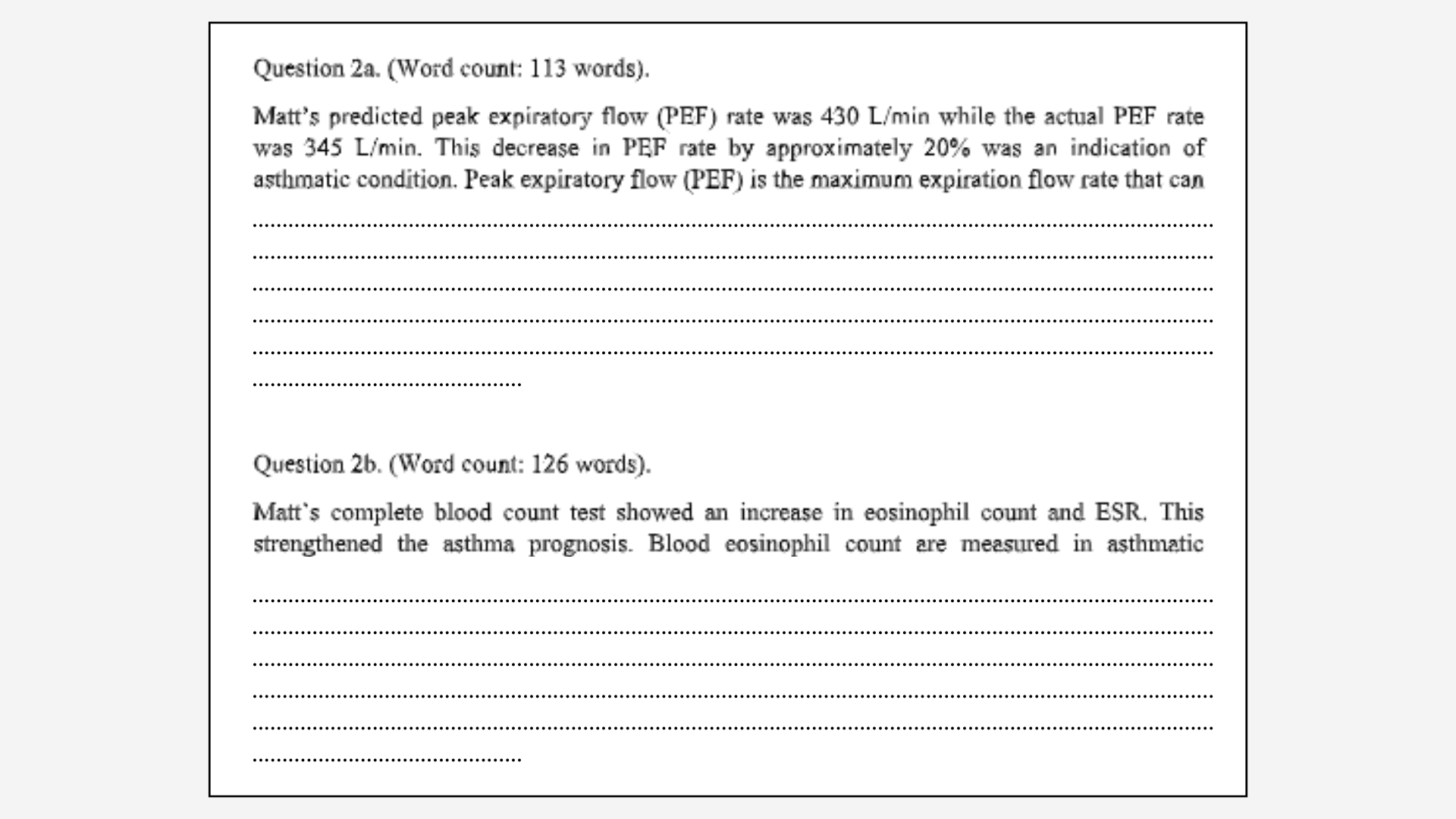 Question 2