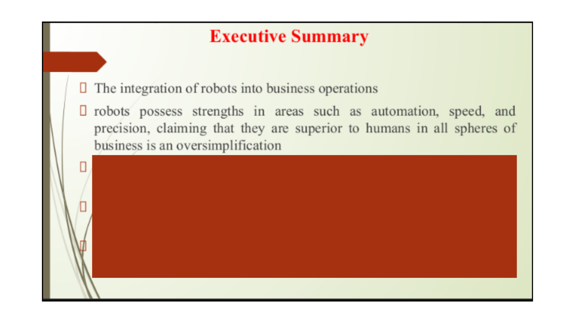 Executive Summary