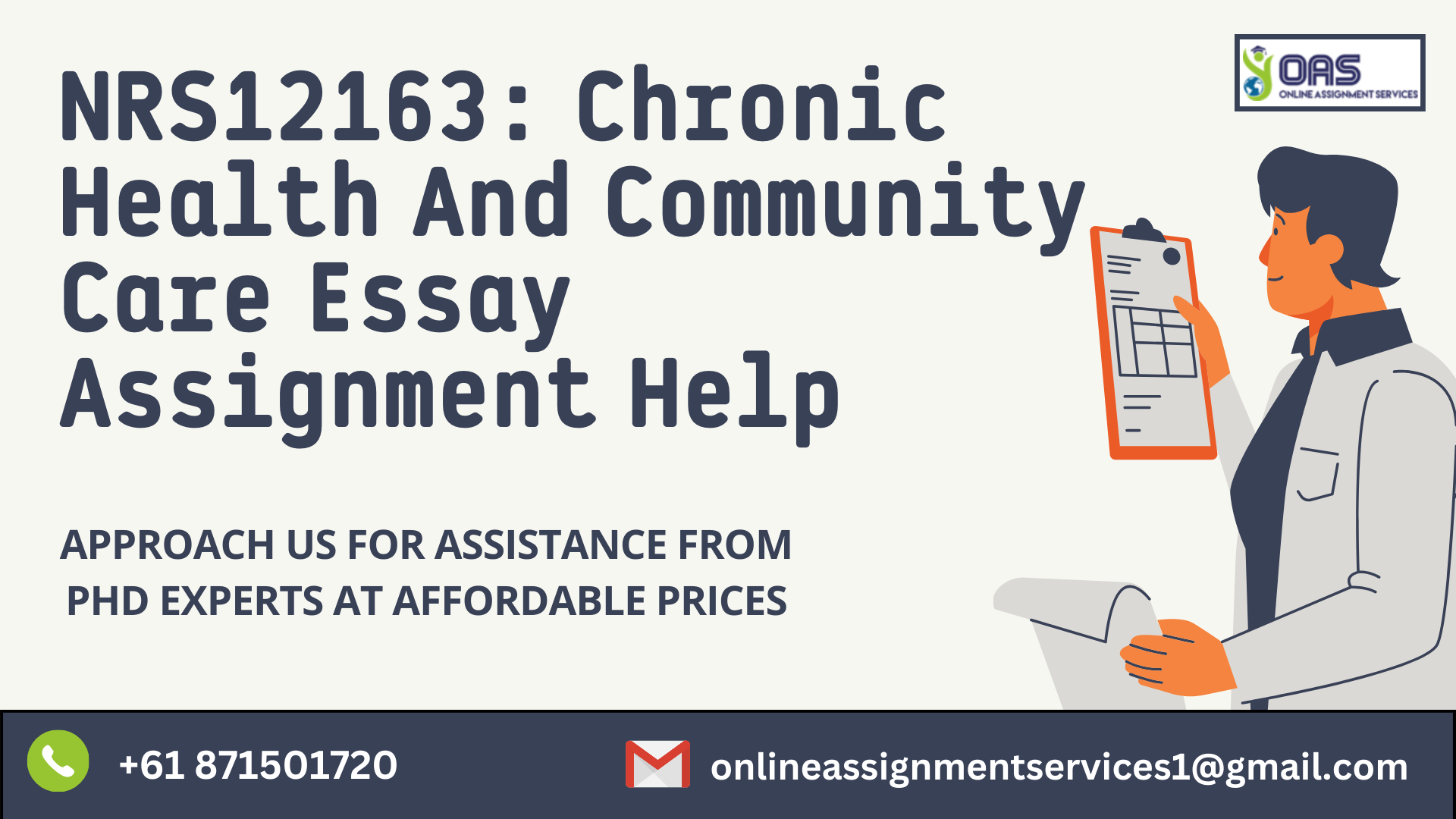 Buy Chronic Health and Community Care essay assignment help in Australia with OAS.