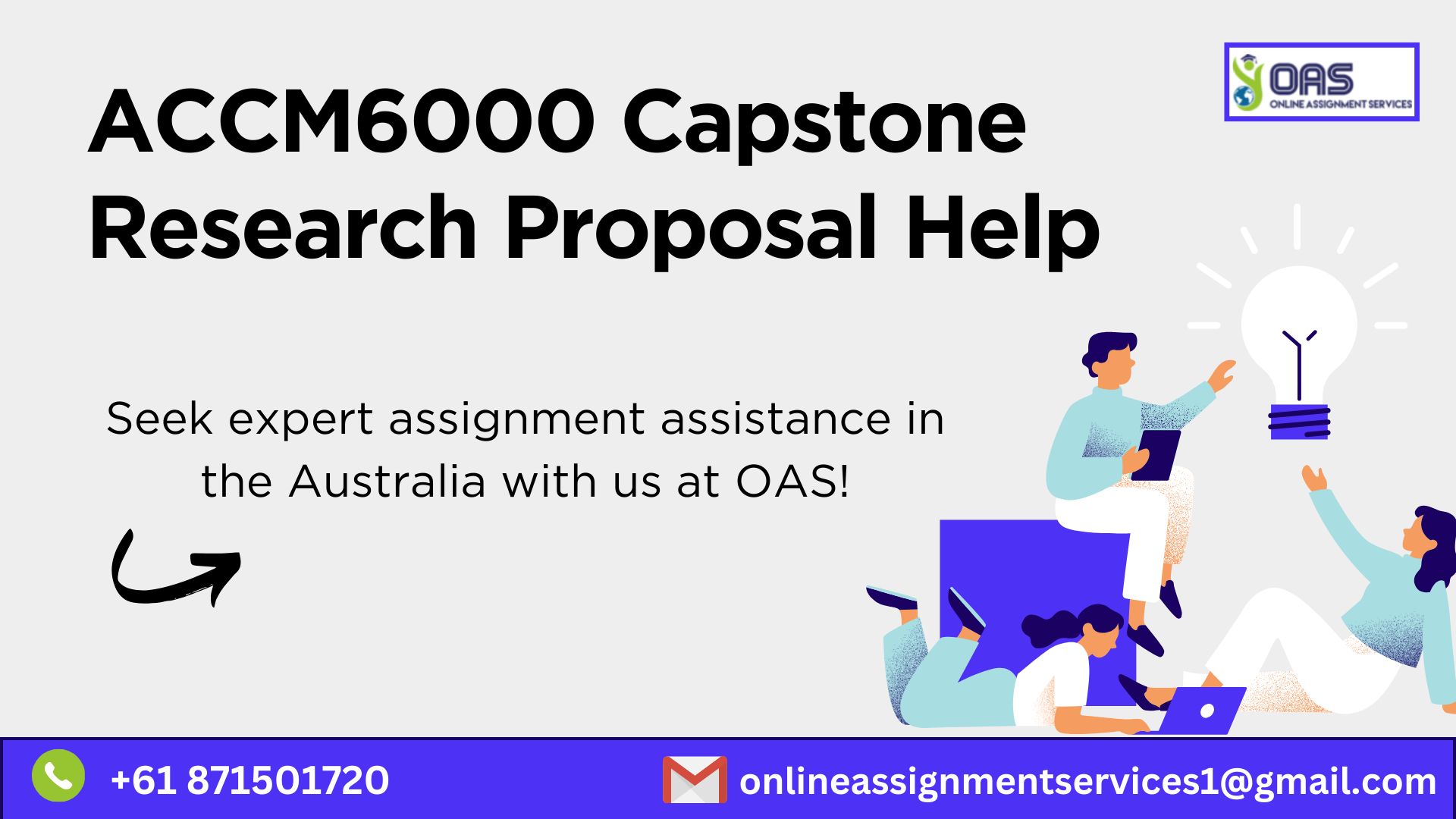 Buy ACCM6000 Capstone Research Proposal Help in Australia with OAS.