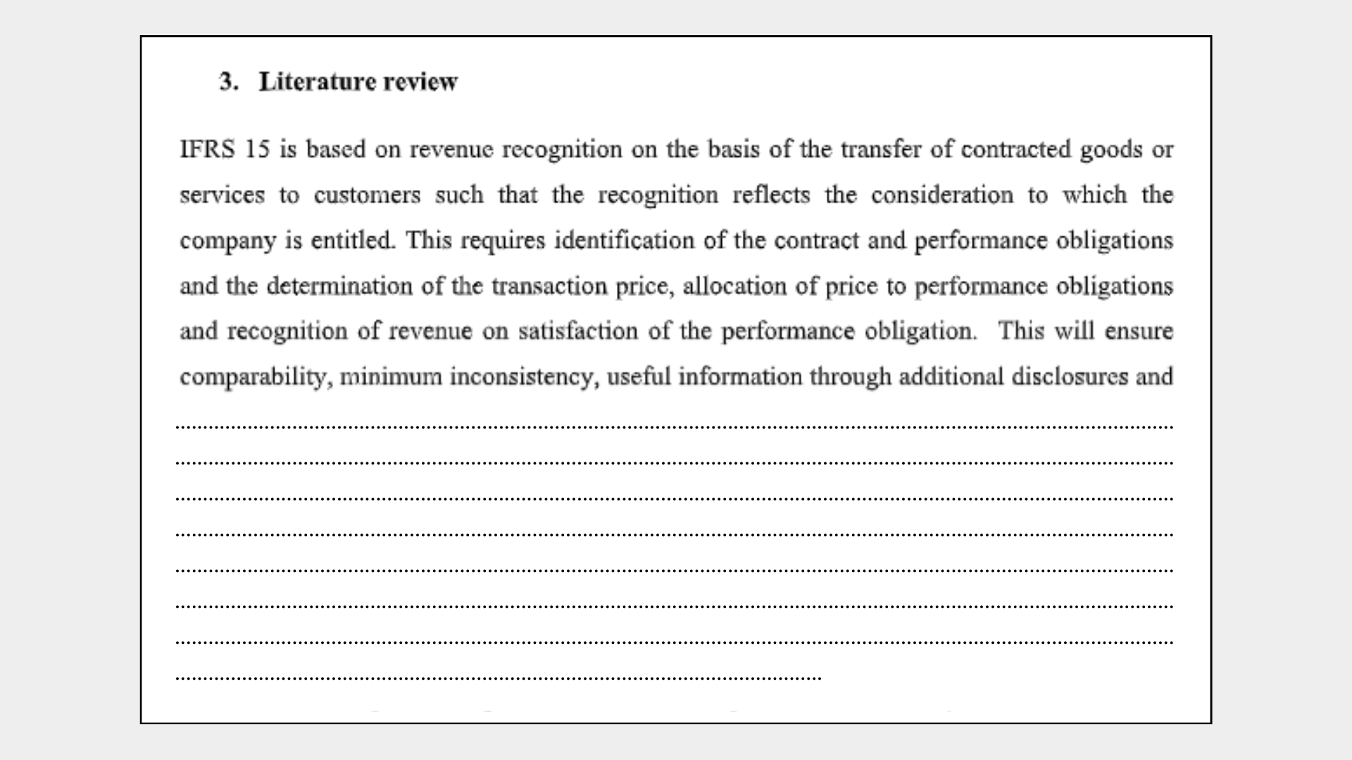 Literature Review