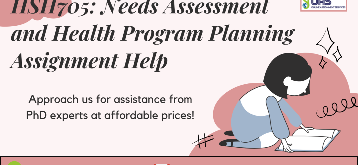 HSH705: Needs Assessment And Health Program Planning Assignment Help