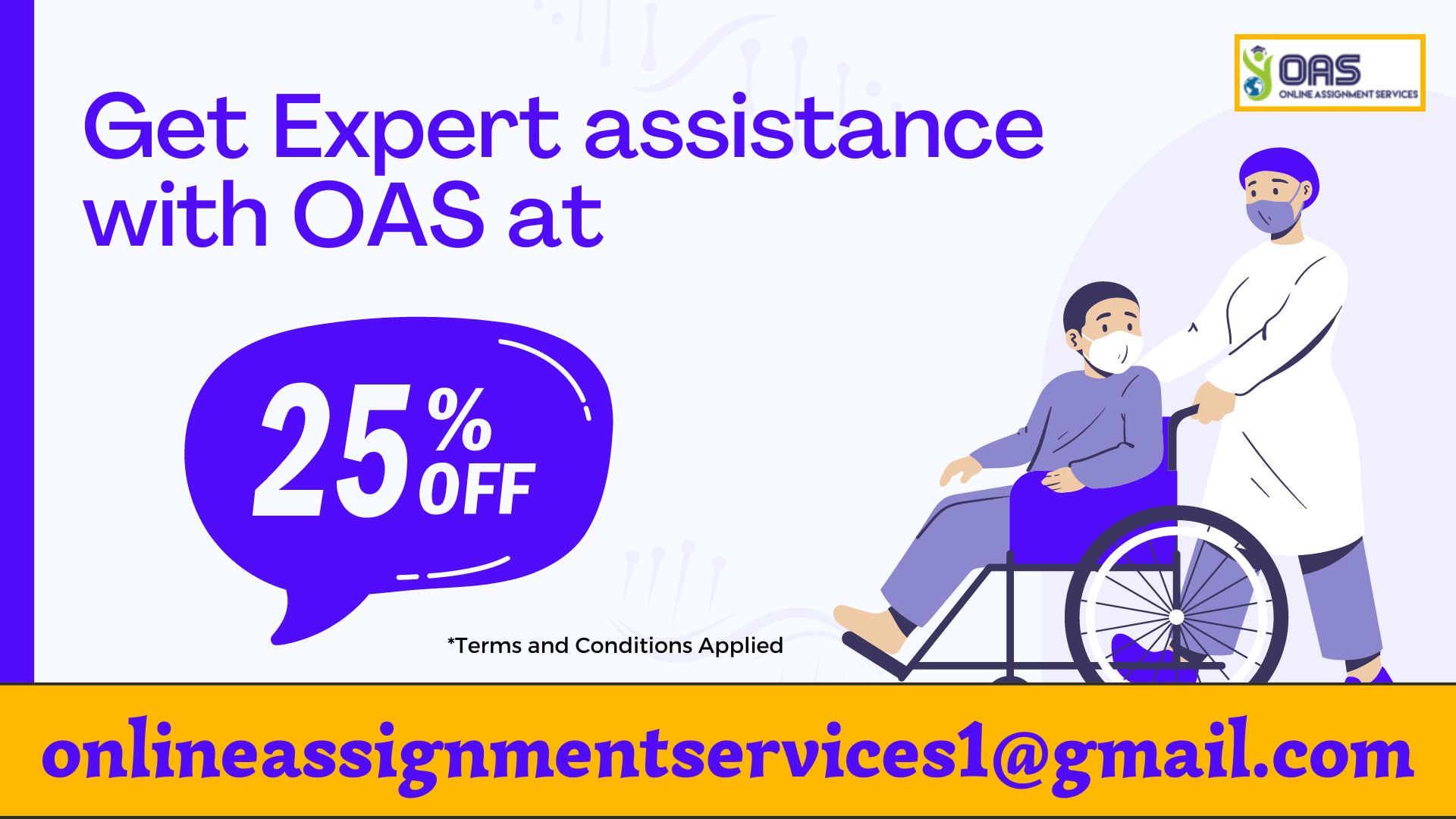 Get expert assistance at 25% Off!