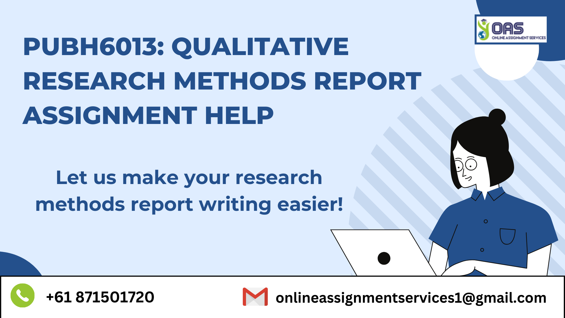 Buy PUBH6013 Qualitative Research Methods Report Assignment Help in Australia with OAS.