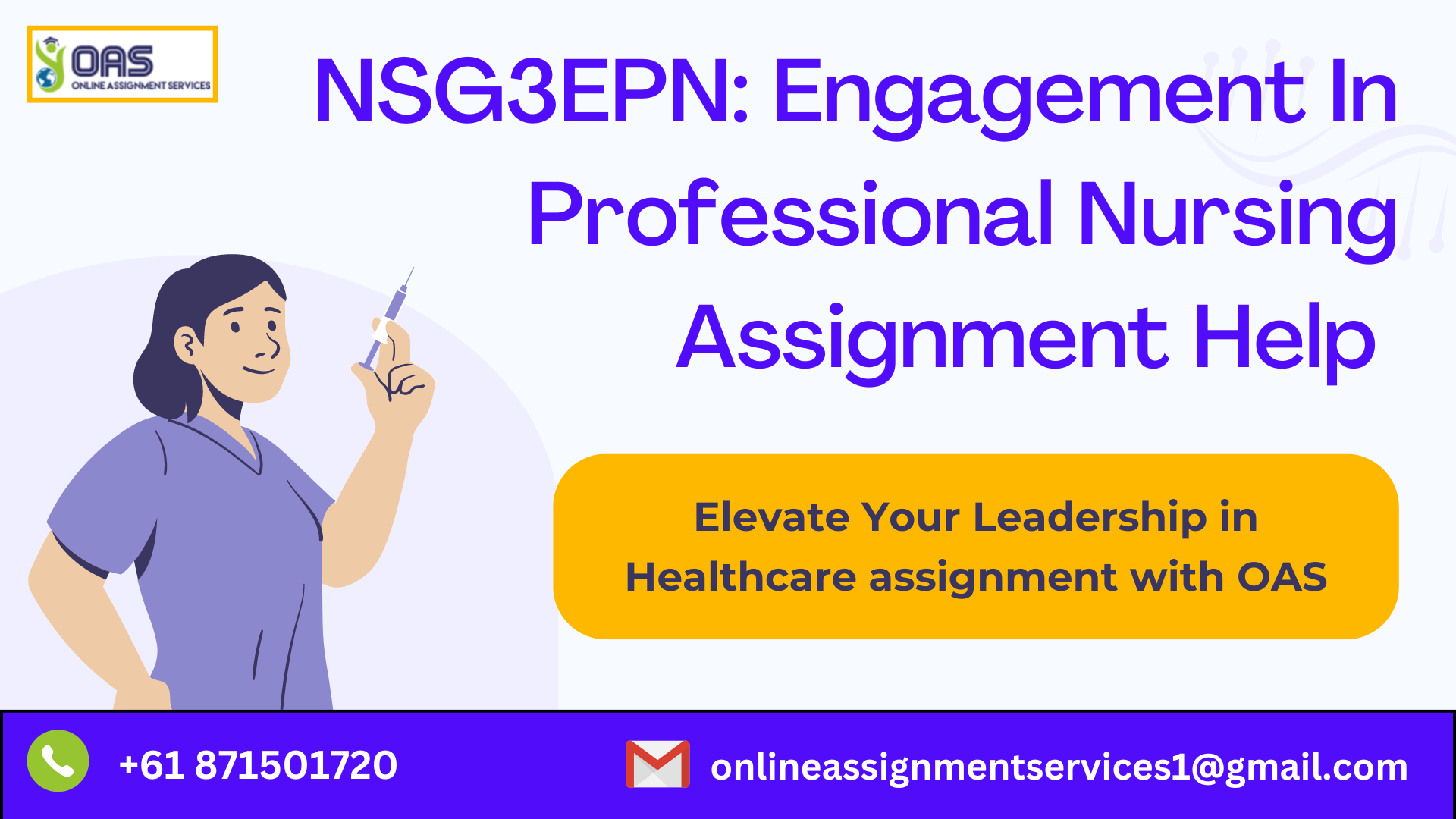 Buy NSG3EPN Engagement In Professional Nursing Assignment Help in Australia with OAS.