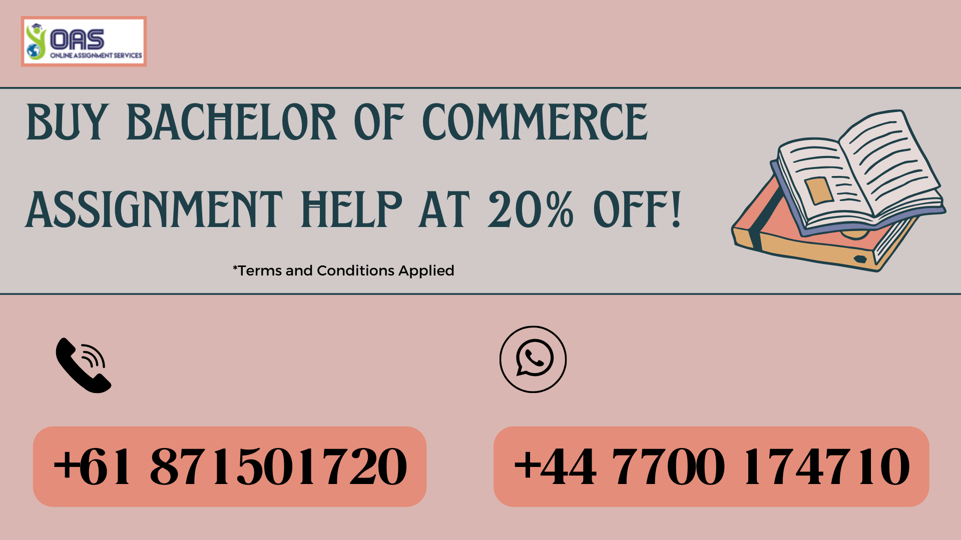 Buy Bachelor of Commerce assignment help with us at 20% off!